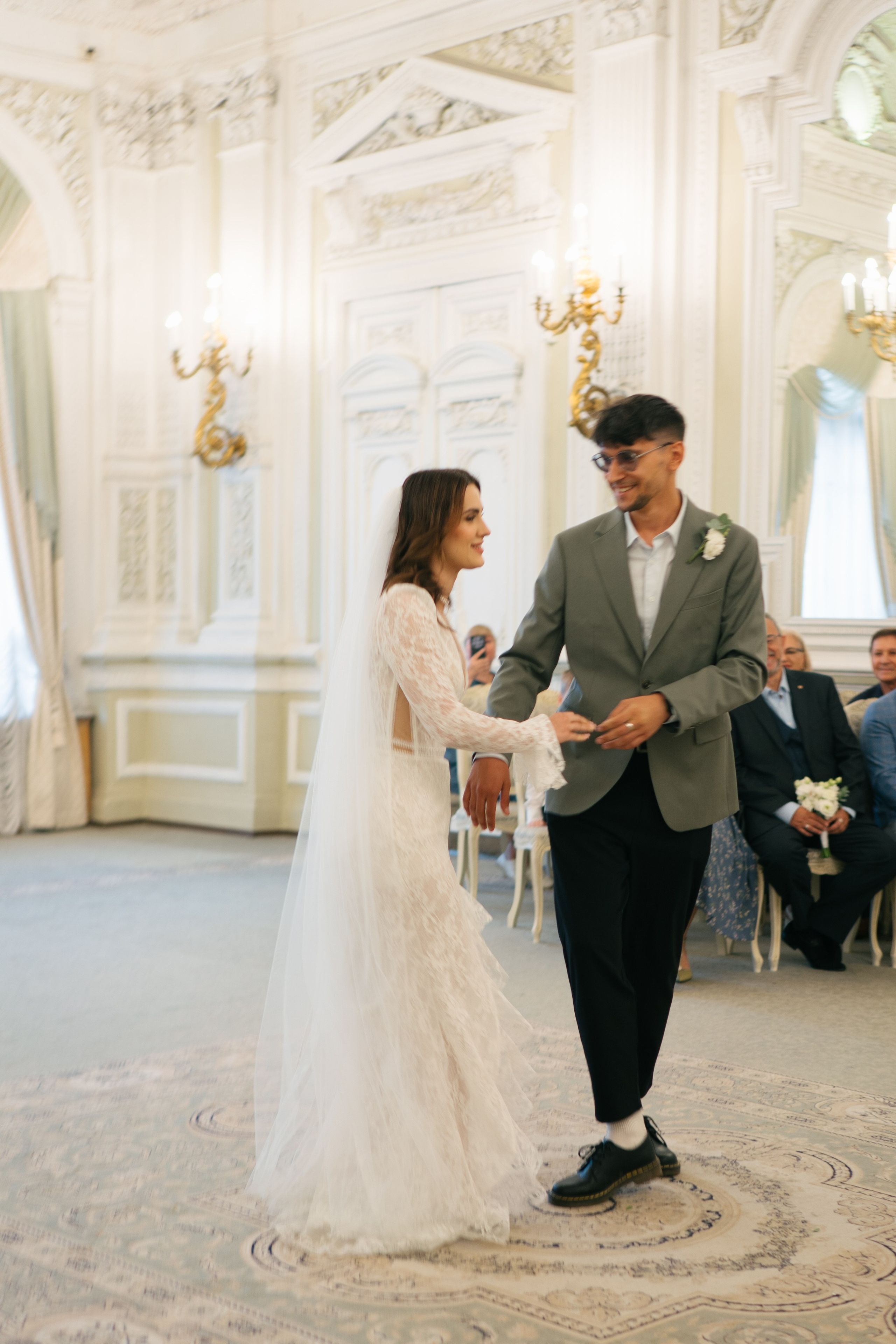 СВАДЕБНАЯ СЬЕМКА В ПЕРВОМ ДВОРЦЕ БРАКОСОЧЕТАНИЯ. Профессиональный фотограф, Санкт-Петербург — Виктория Богомолова