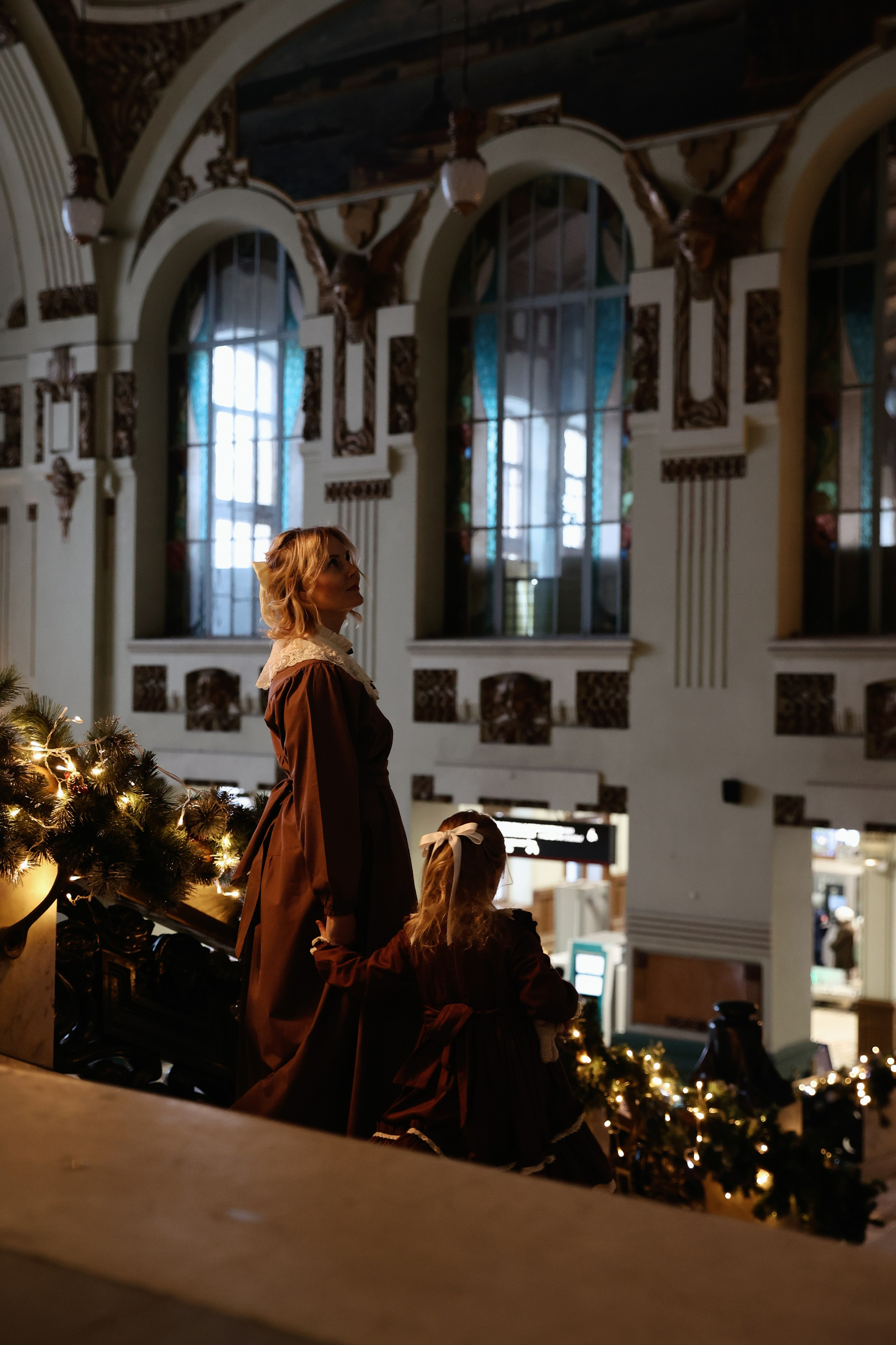 Ретро съемка на Витебском вокзале. Фотограф — Татьяна Кириллова, г. Санкт-Петербург