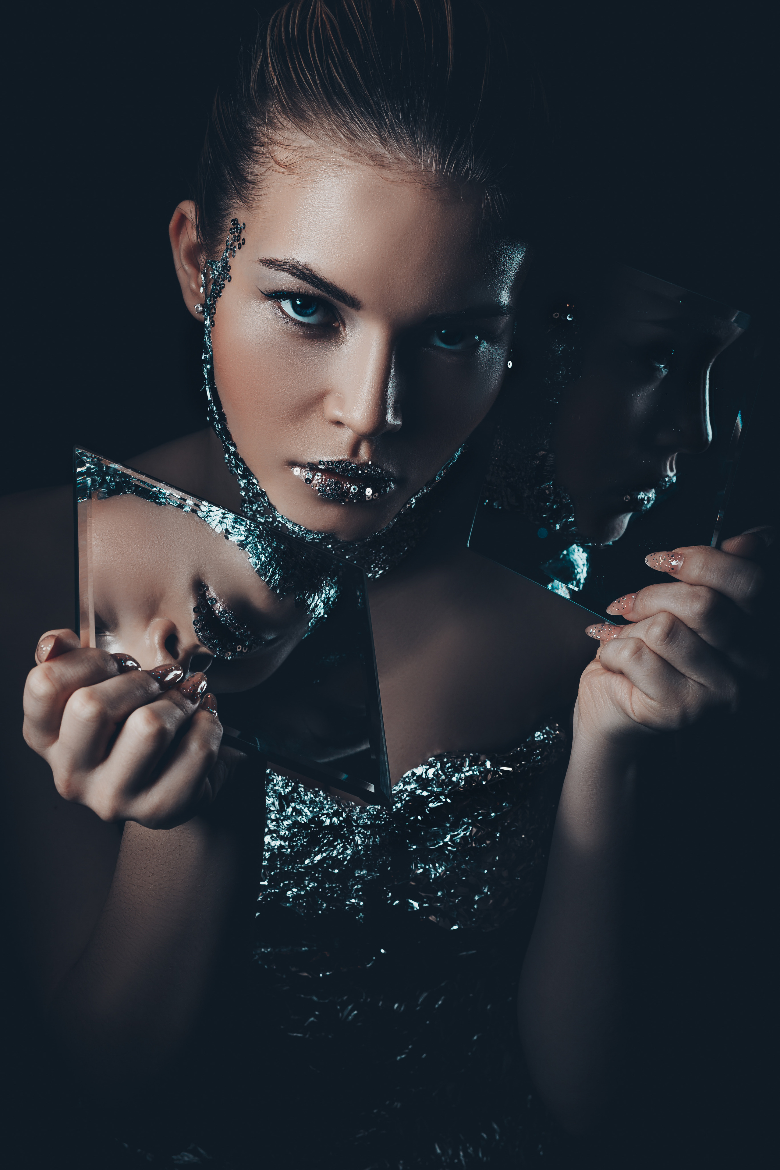 Фотосессия с зеркалами и отражением. Фотограф в Подольске — Мария Бучнева