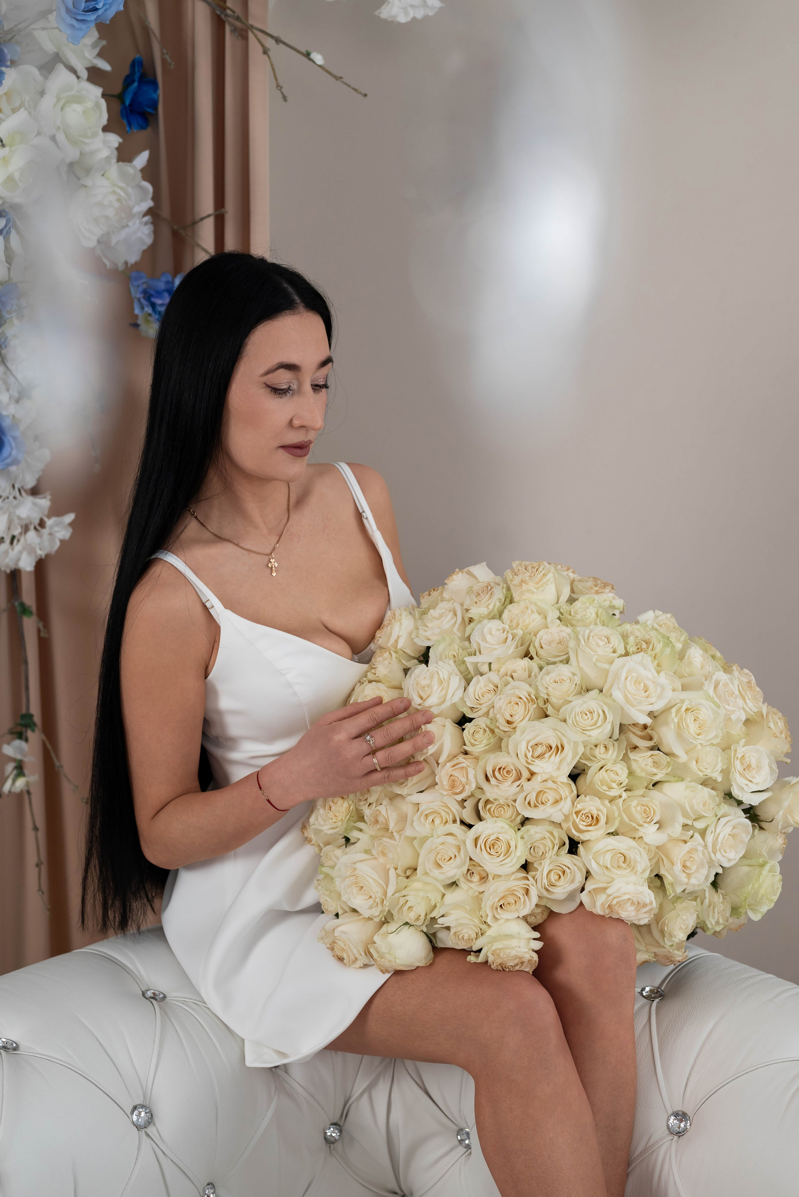 Фотопроект 101 белая роза 2026 год. Фотограф в городе Салават