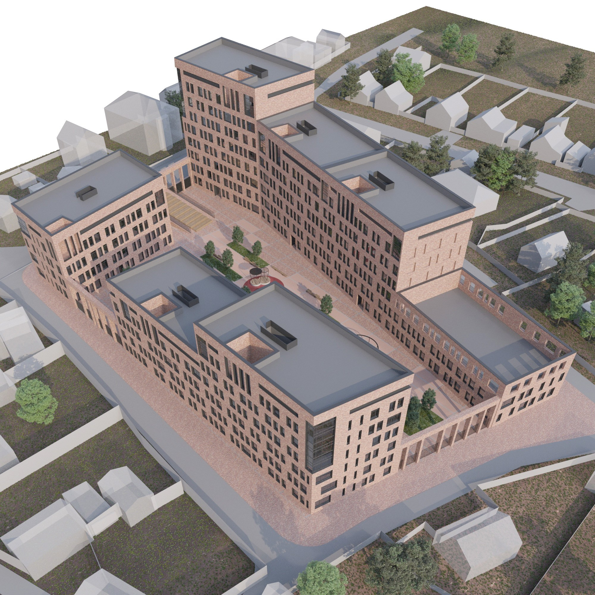 Многоквартирные дома / Dachnaya_GK Вариант 1. SAAS Селиванов Алексей Архитектурная Студия