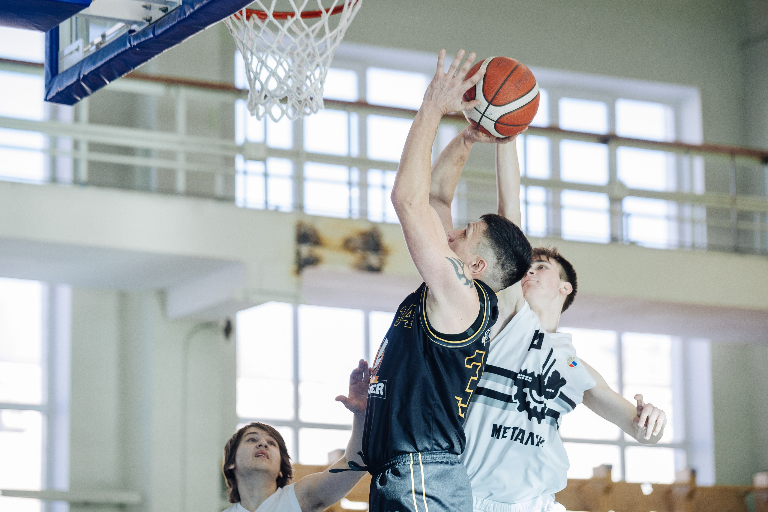 Любительский Чемпионат Магнитогорска по баскетболу // 09.02.25. Денис Прохоров Фотограф в г. Магнитогорск