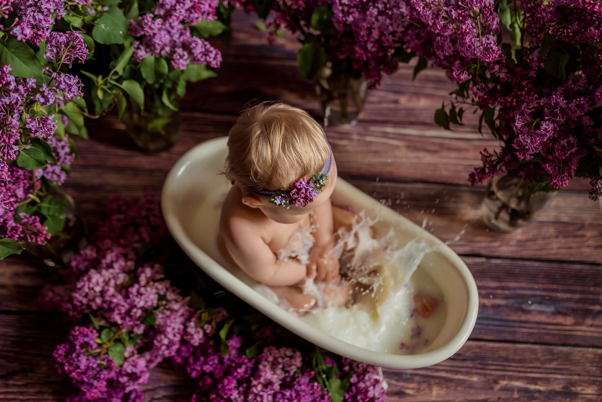 Детские молочные ванночки. Меркулова Ольга фотограф Воронеж