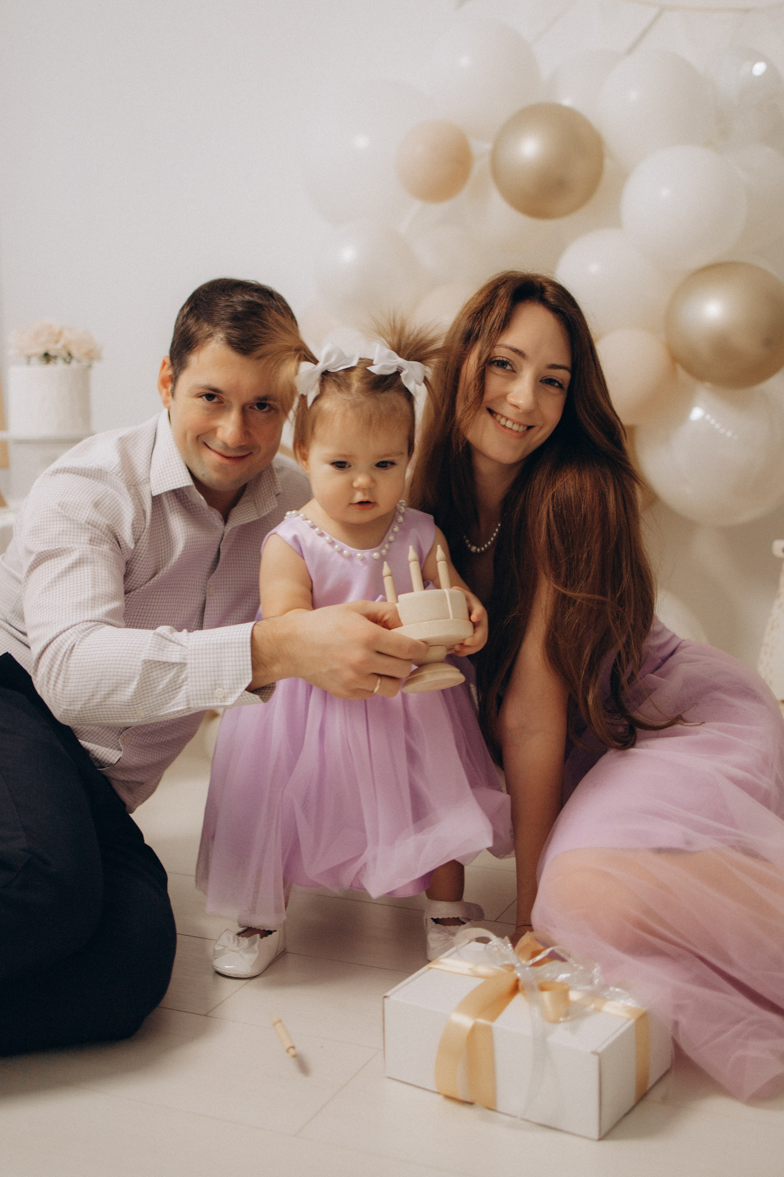 Новый год маленькой Анечки. Семейный фотограф в Москве Анастасия Шалда