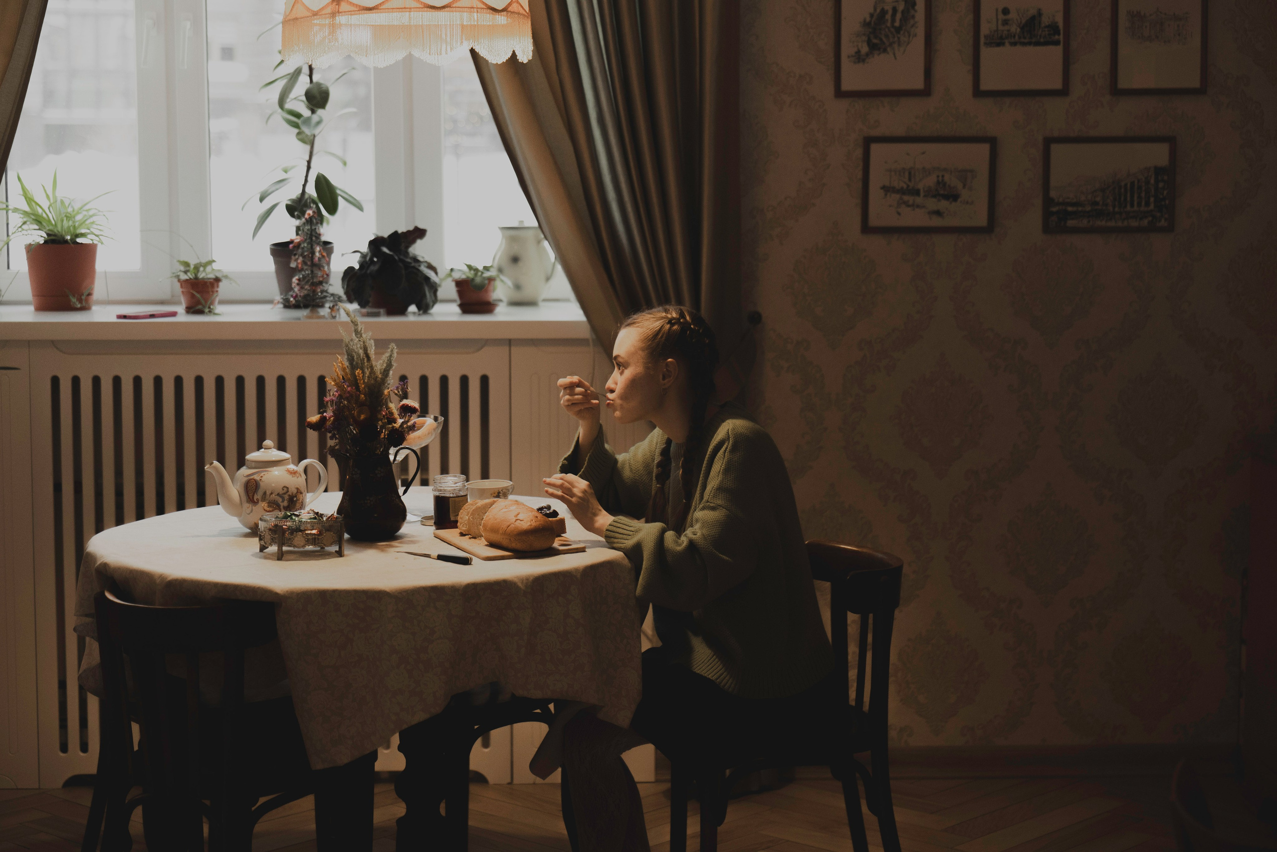 Булочка с вареньем. Фотограф Кощеева Дарья