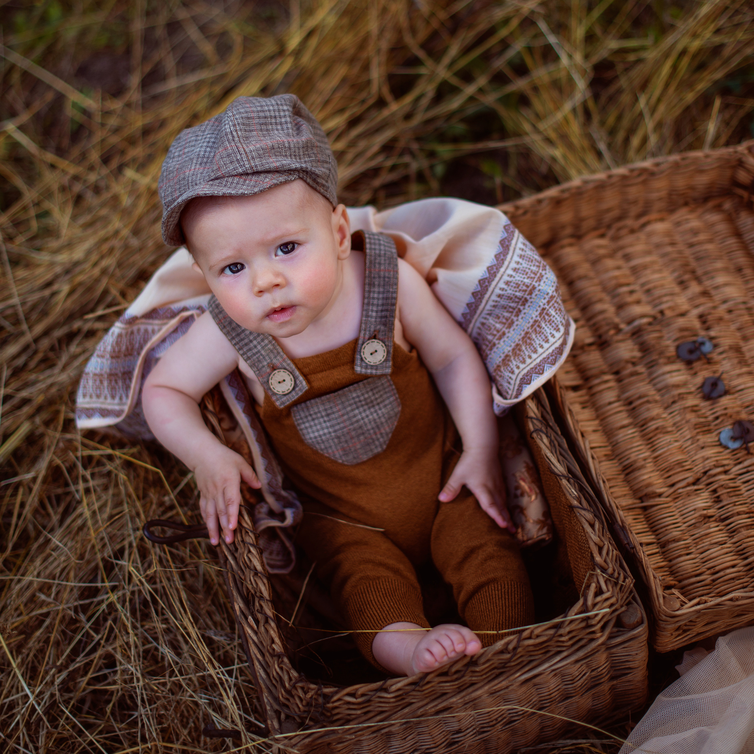 Лёня в поле. Фотограф Альбина Вакунова
