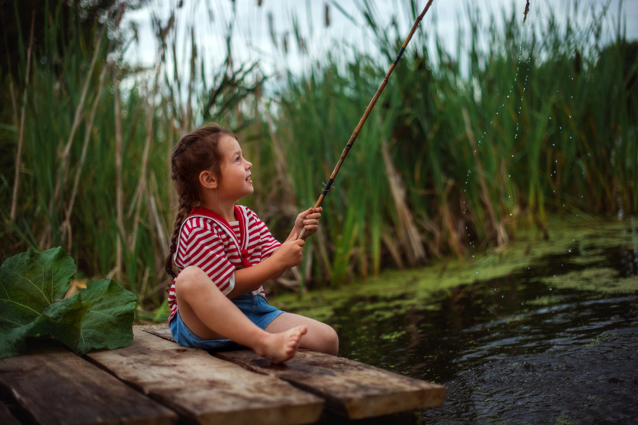 Рыбачка. Фотограф Альбина Вакунова