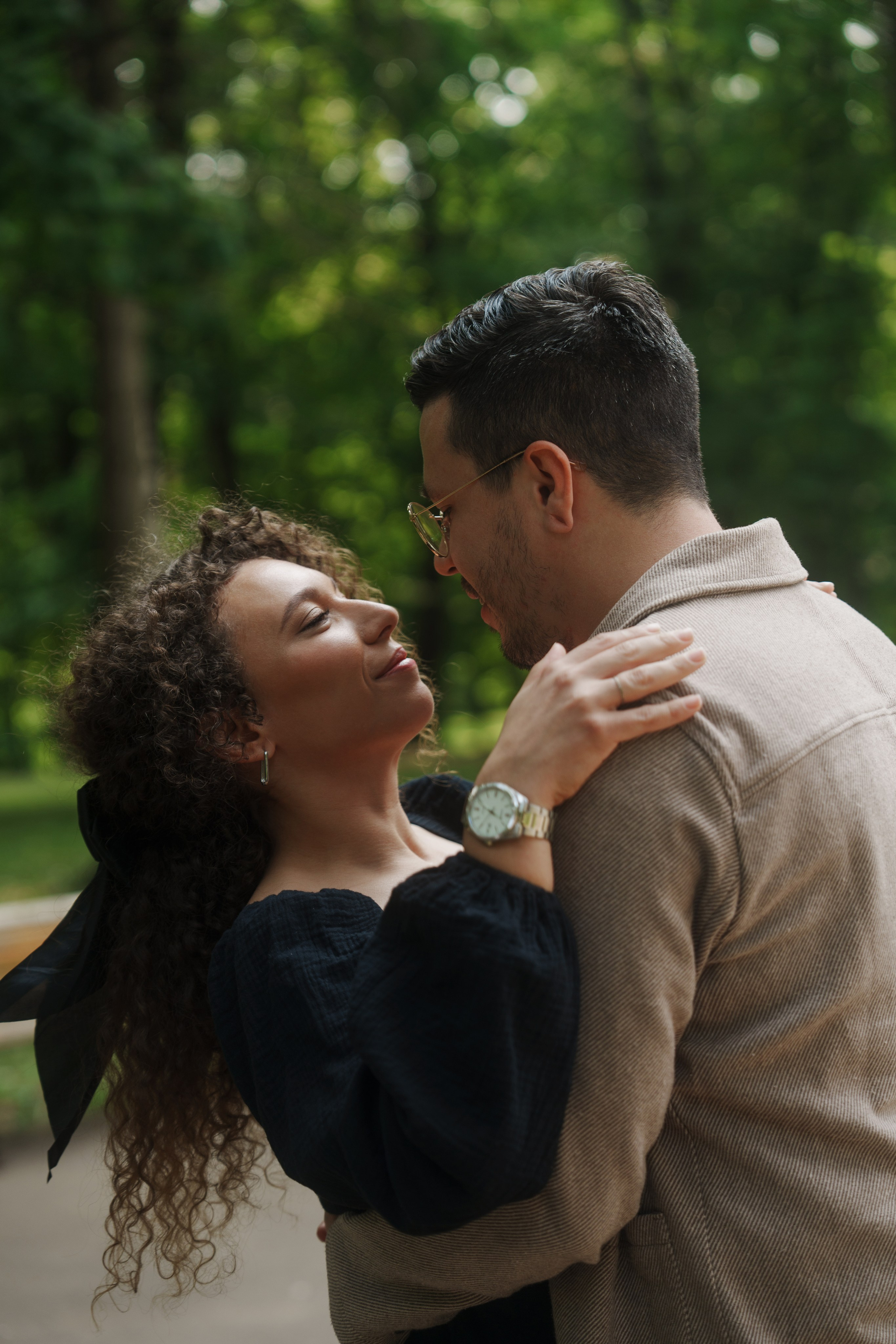 Love Story Олега и Майи в Московском парке. Саша Потапкин Фотограф. Сочи, Екатеринбург, Москва