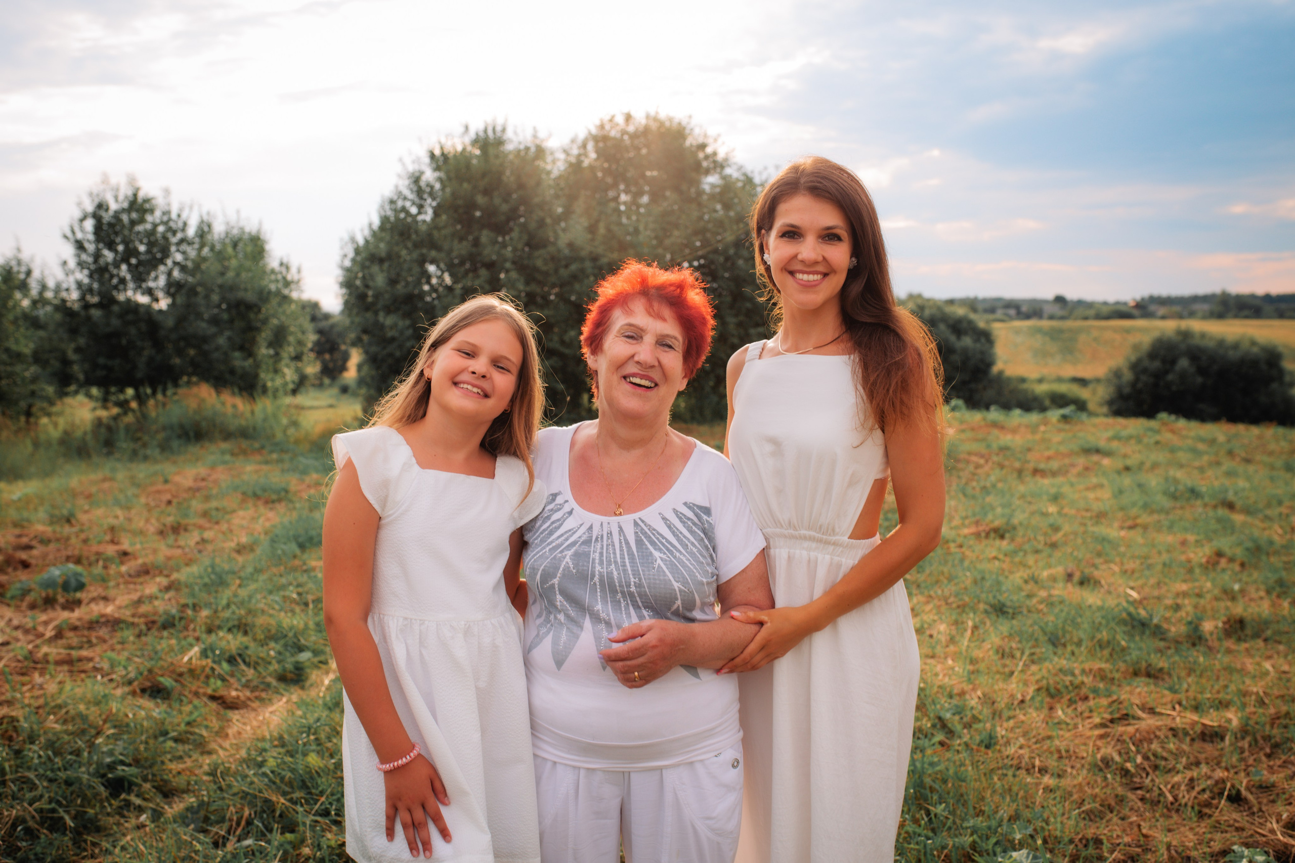 Катюша с семьёй