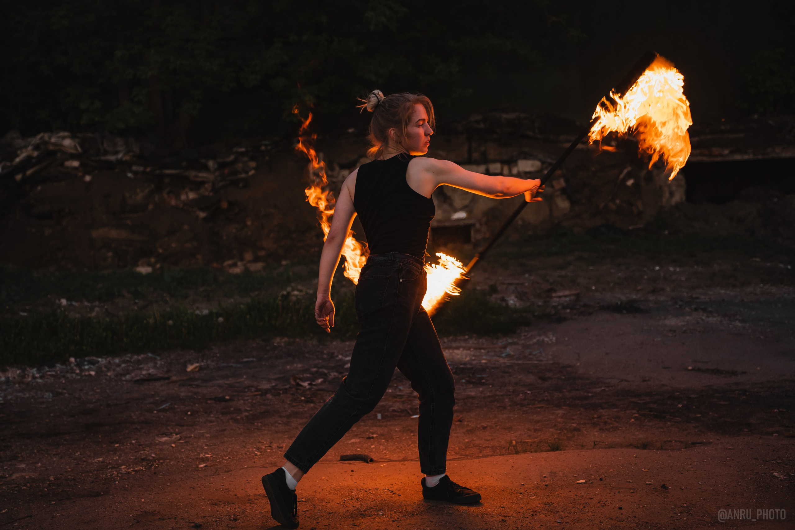 Огненная тренировка. Репортажный фотограф Анастасия Рубцова