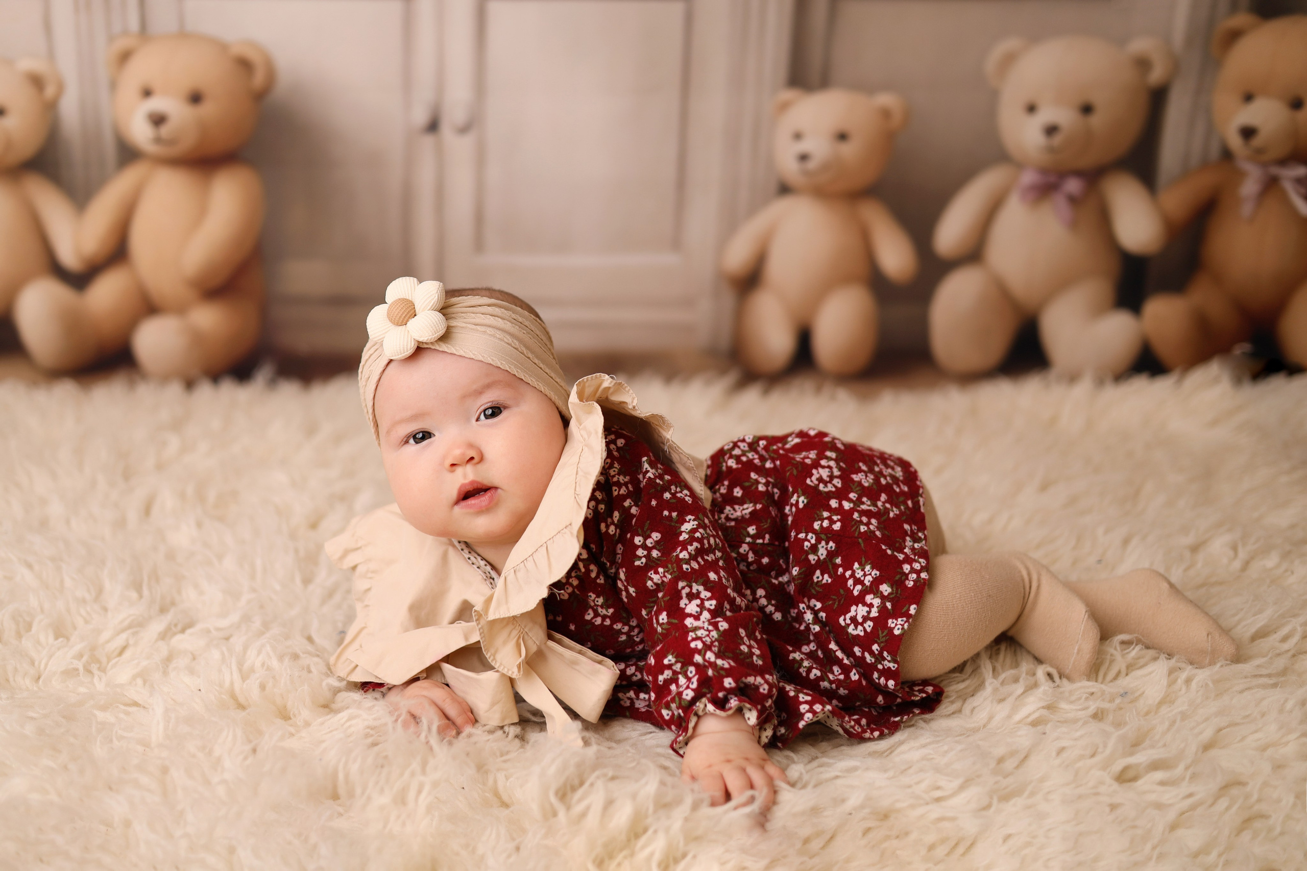 Соне 6 месцев. Фотограф новорожденных Москва. Ньюборн фотограф Москва