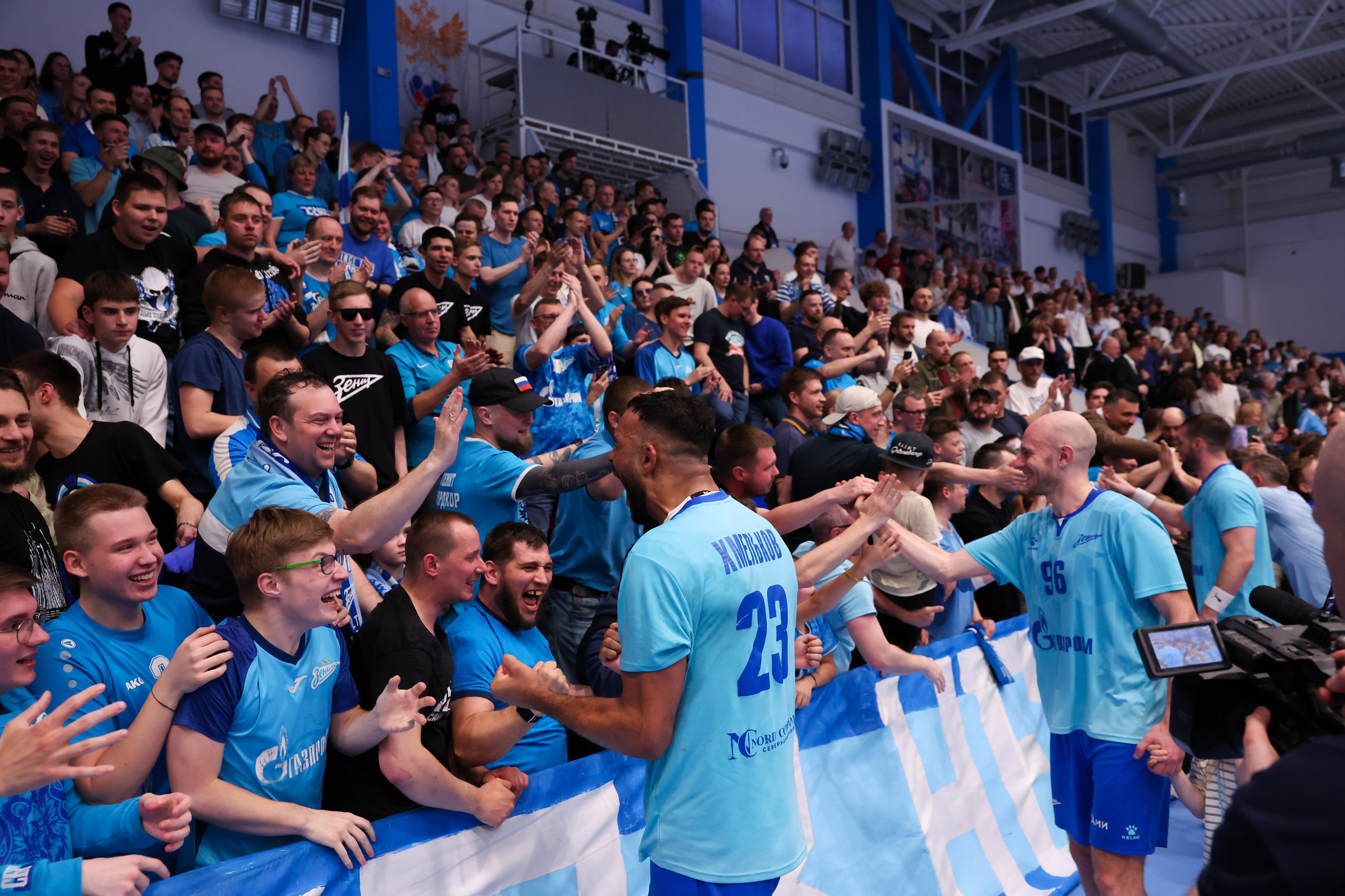 ГК Зенит — ГК ЦСКА финал ЧР2024/25 3 игра 28.05.2025. Спортивный и репортажный фотограф Антон Тереханов