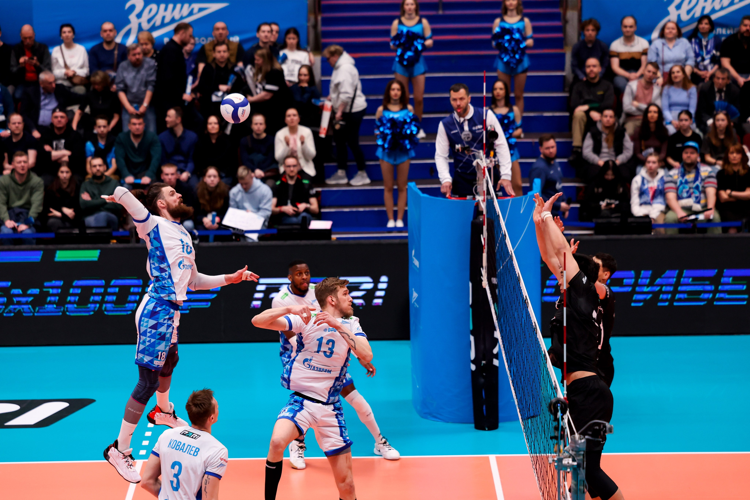 ВК Зенит — ВК Белогорье 08.04.2025. Спортивный и репортажный фотограф Антон Тереханов