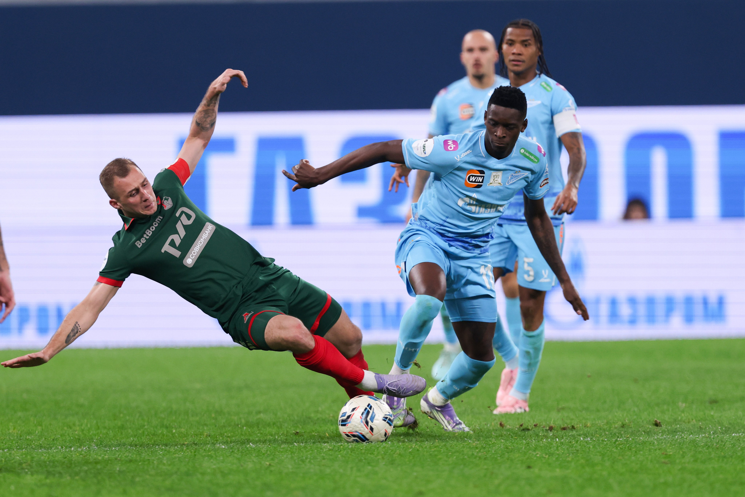 ФК «Зенит» — ФК «Локомотив» 14 тур РПЛ 01.11.2025. Спортивный и репортажный фотограф Антон Тереханов