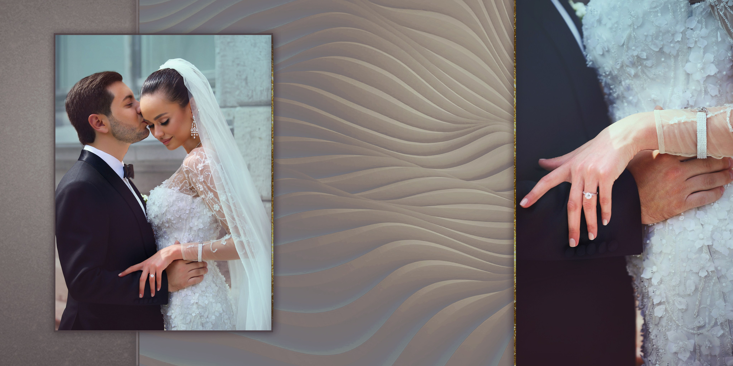 Свадебная фотокнига. Фотограф Кирсанова Наталия. Фотохудожник Наталия Кирсанова