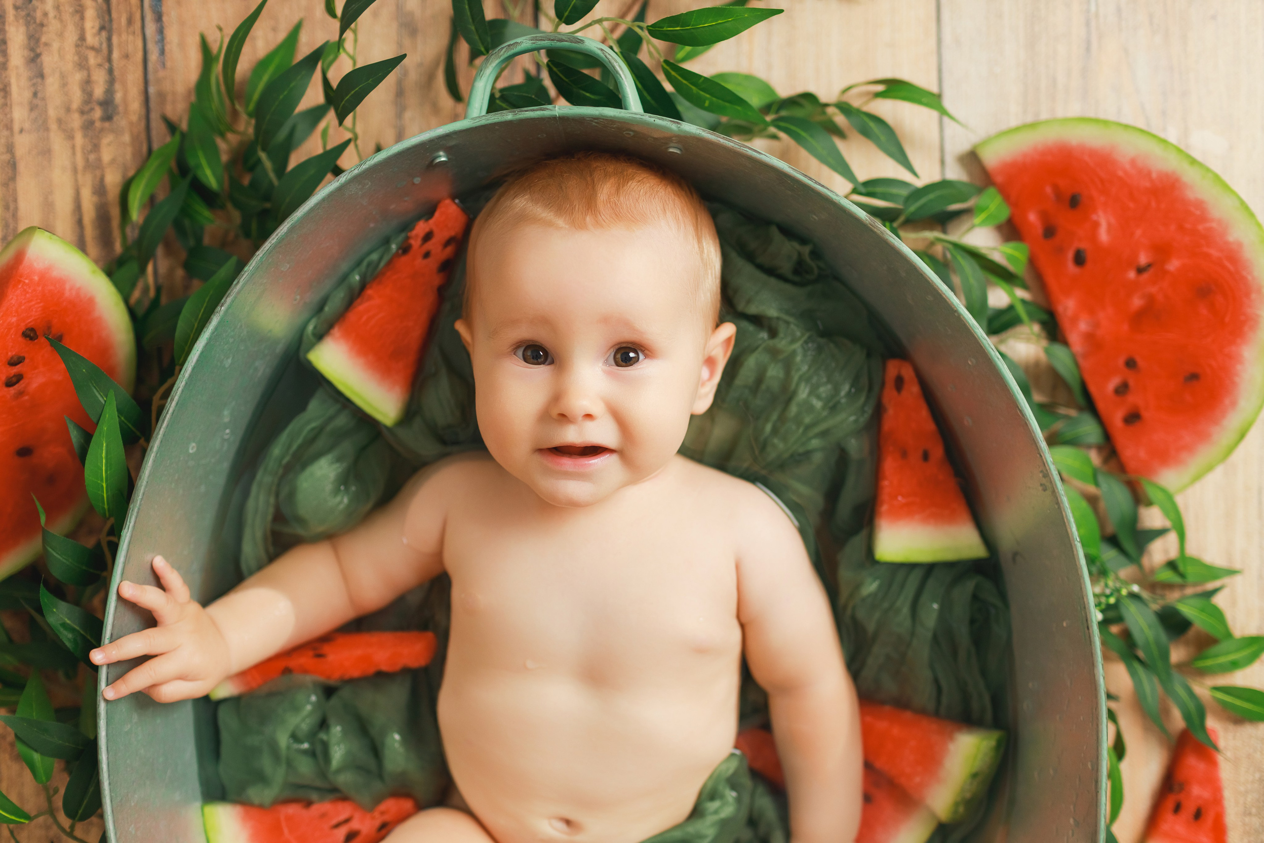 Арбузный фотопроект. Детский и семейный фотограф в Краснодаре Альбина Морозова
