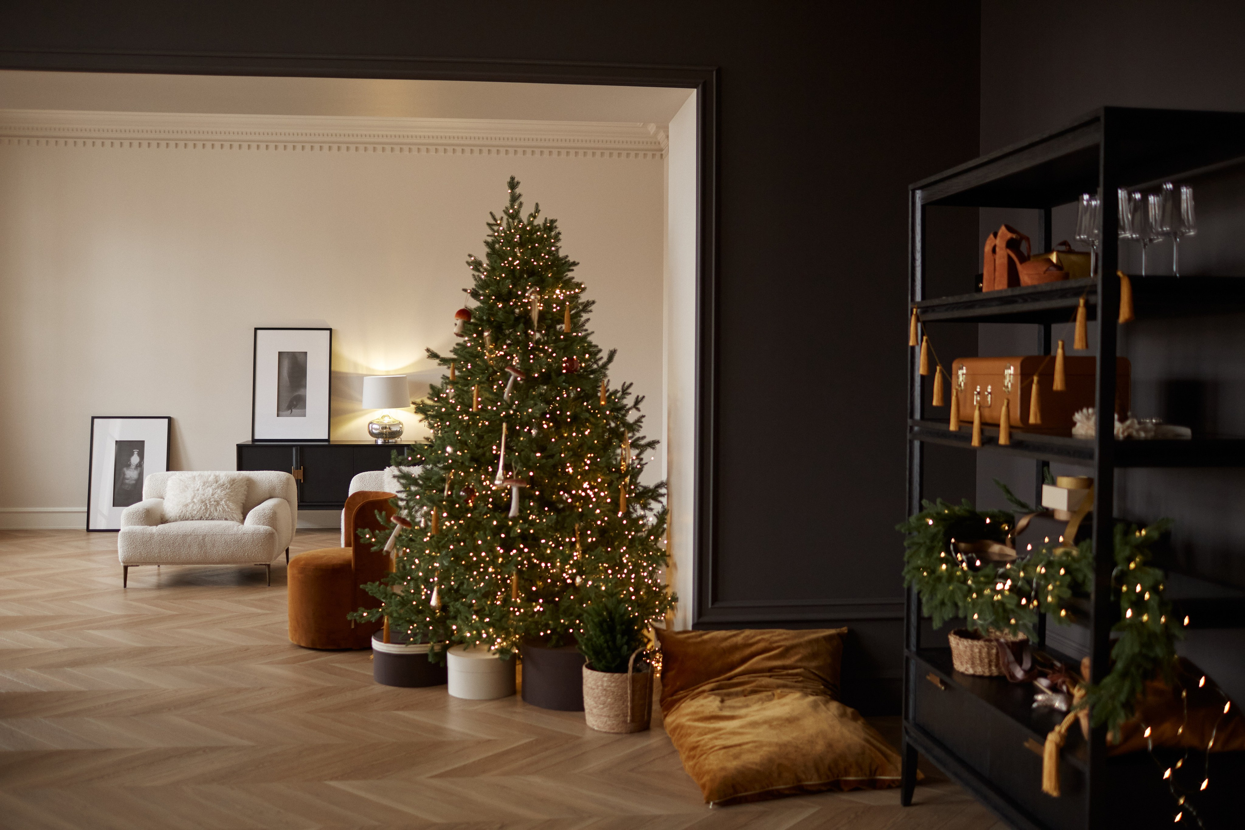 Новогодний интерьер фотостудии «Париж», город Краснодар. Семейный и детский фотограф в Краснодаре Анна Трашкова