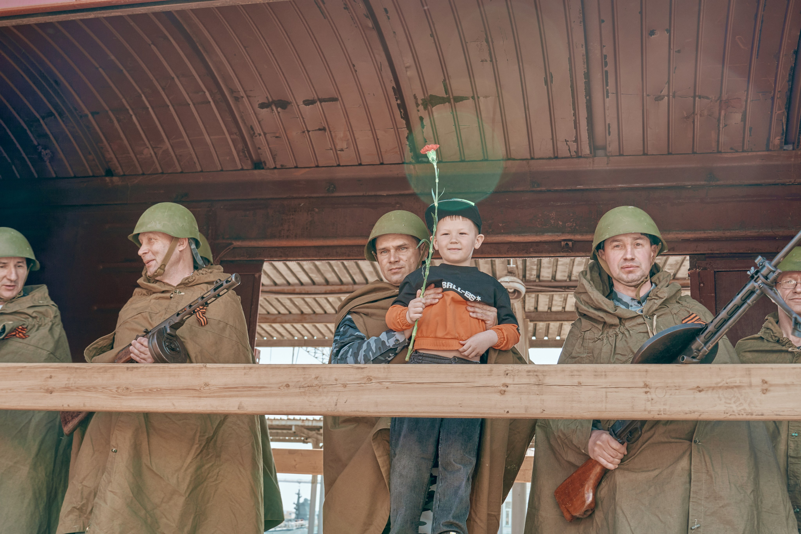 Поезд Победы!. Фотограф во Владивостоке