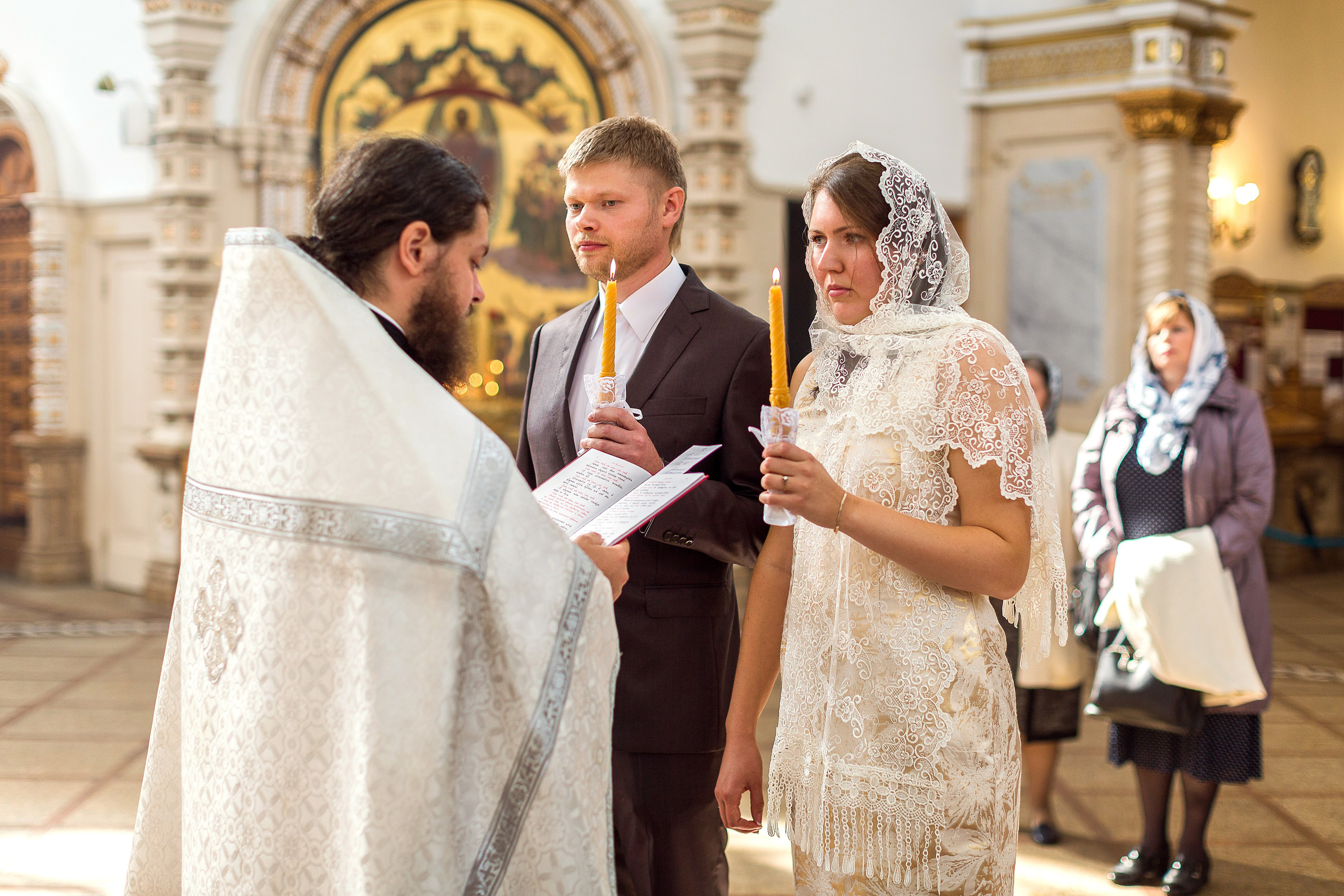 Венчание Светланы и Алексея. Фотограф на Крещение, семейный фотограф в Москве