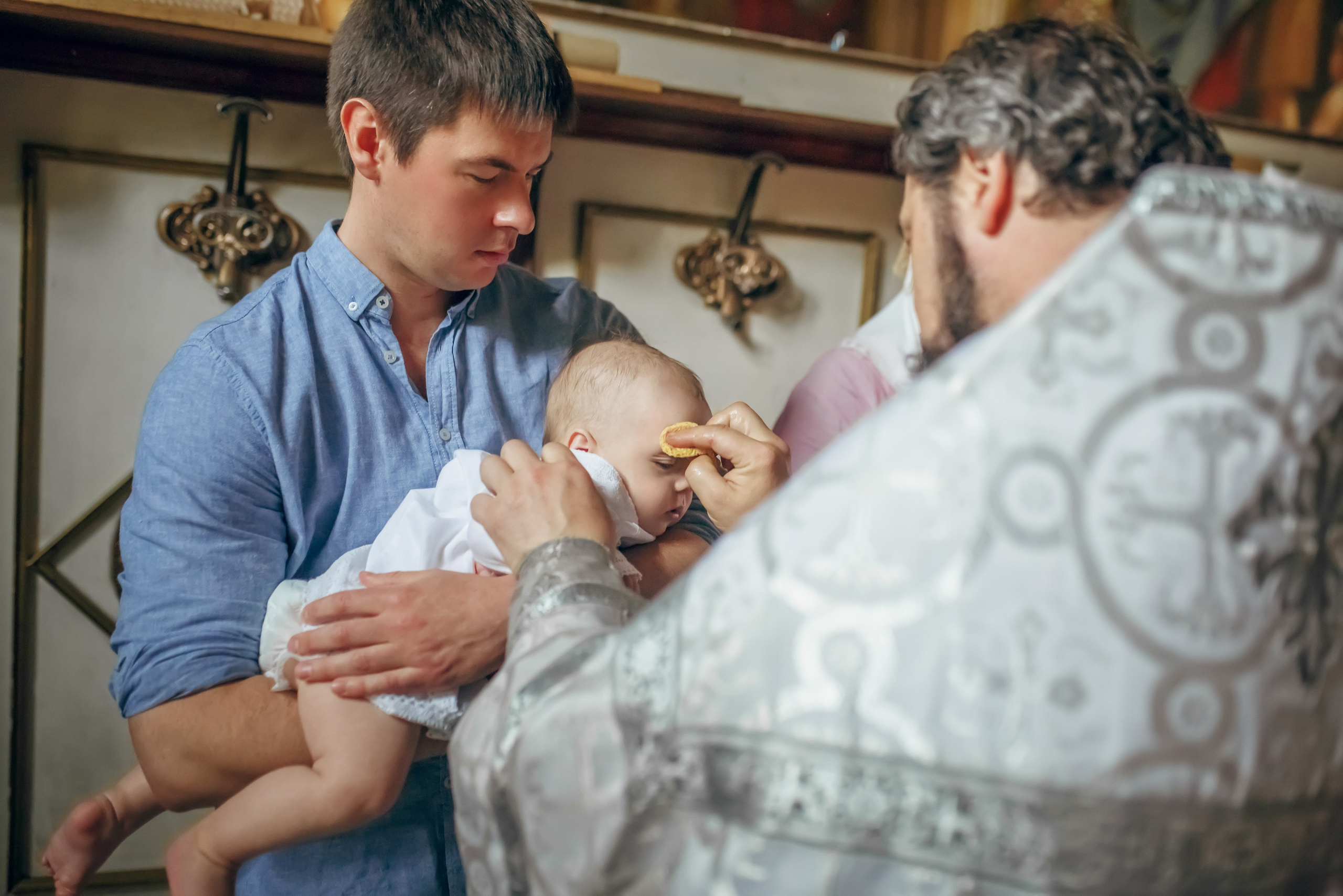 Крещение Бориса. Фотограф на Крещение, семейный фотограф в Москве