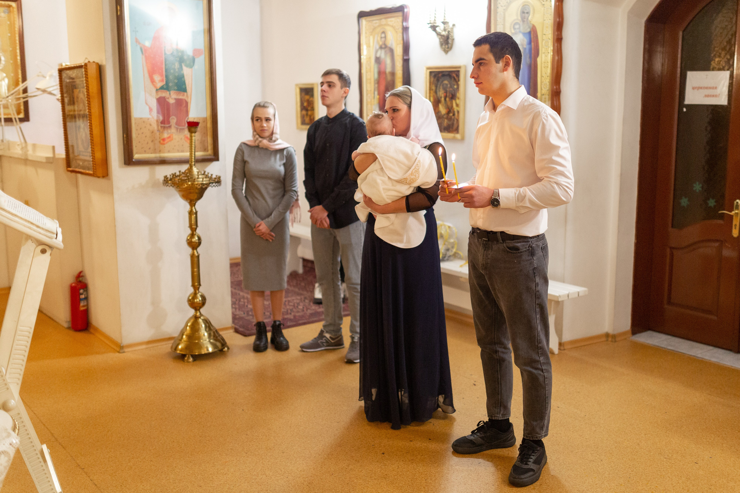 Таинство крещения. Фотограф Комаров Сергей
