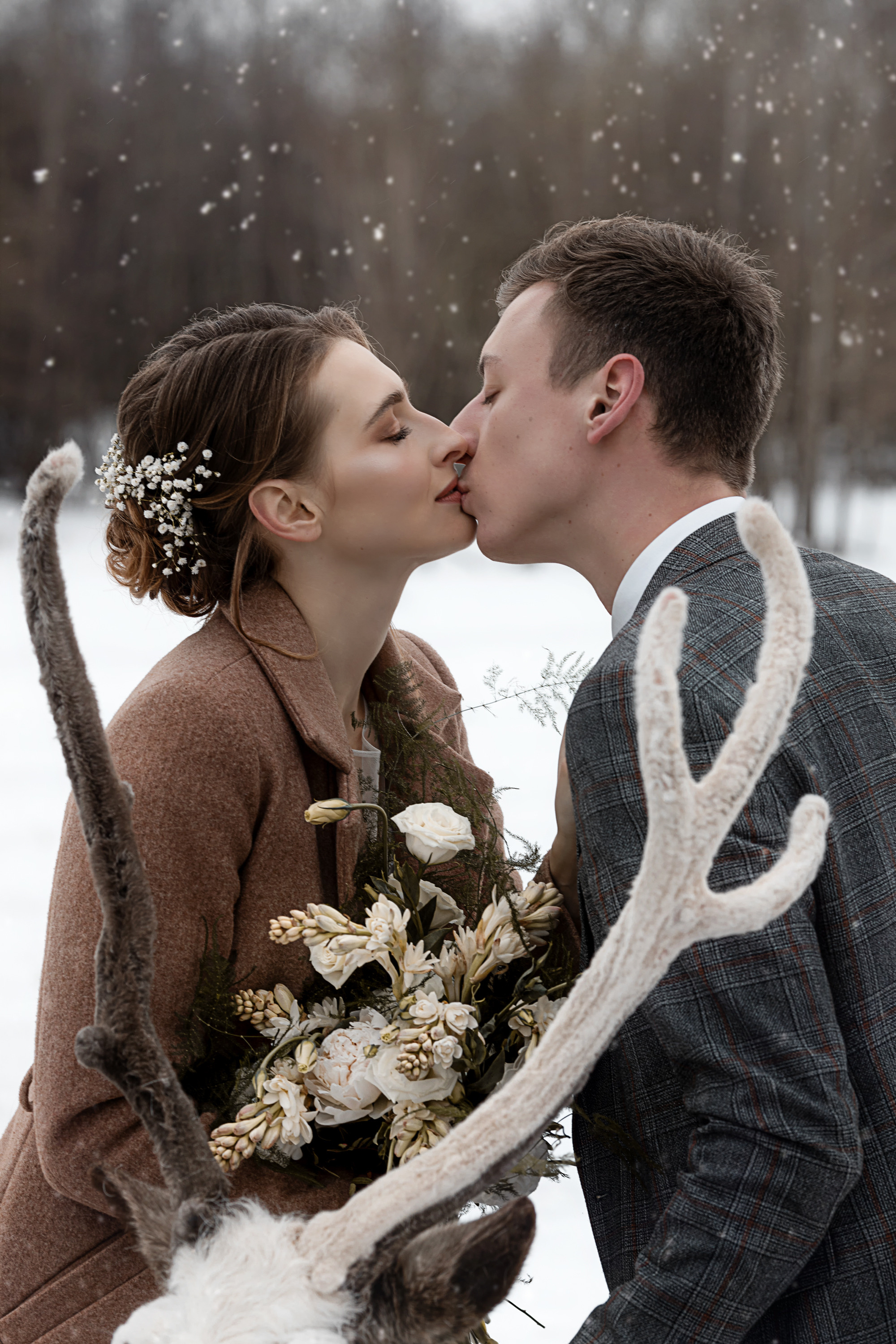 сказочная фотосессия с оленем