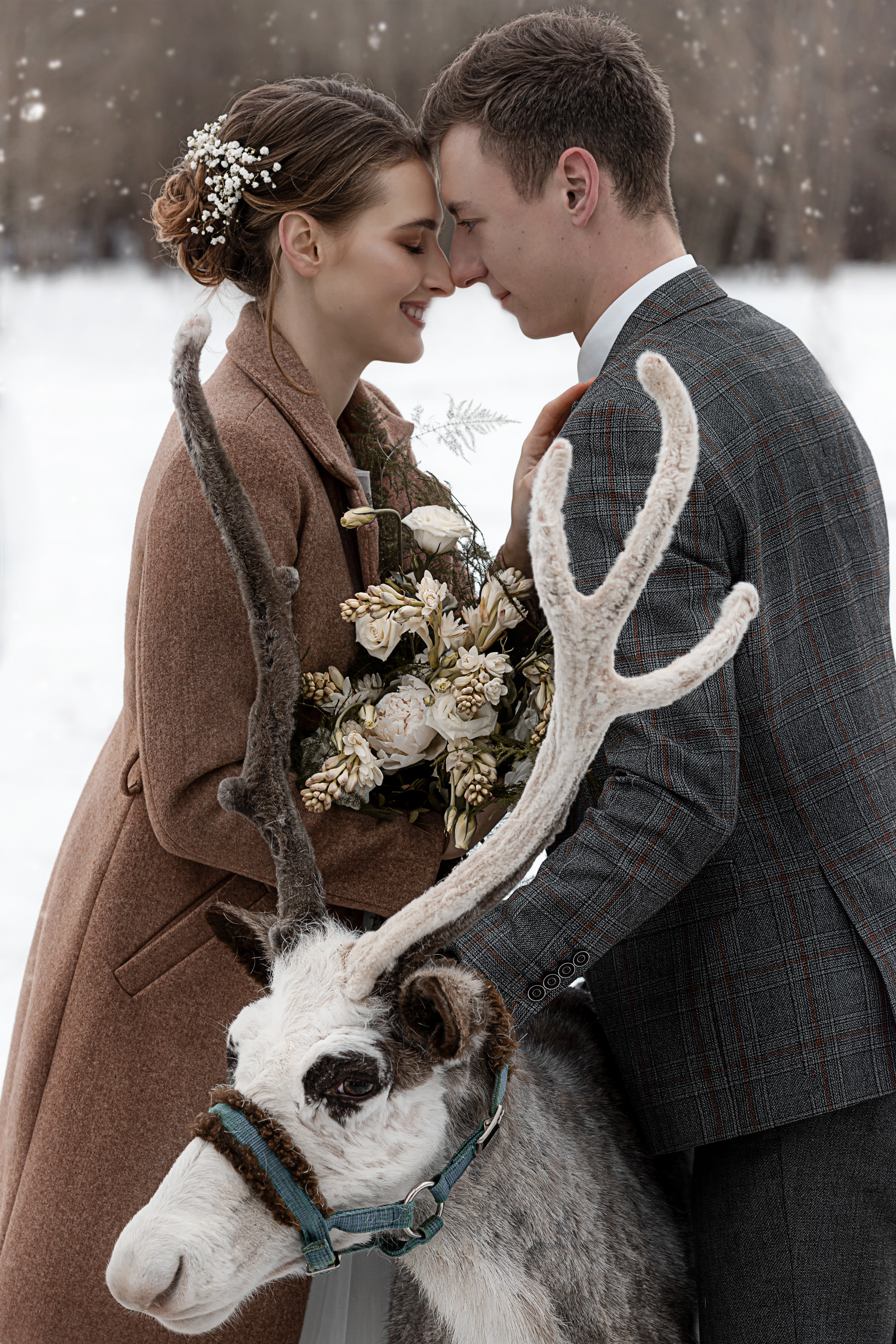 сказочная фотосессия с оленем