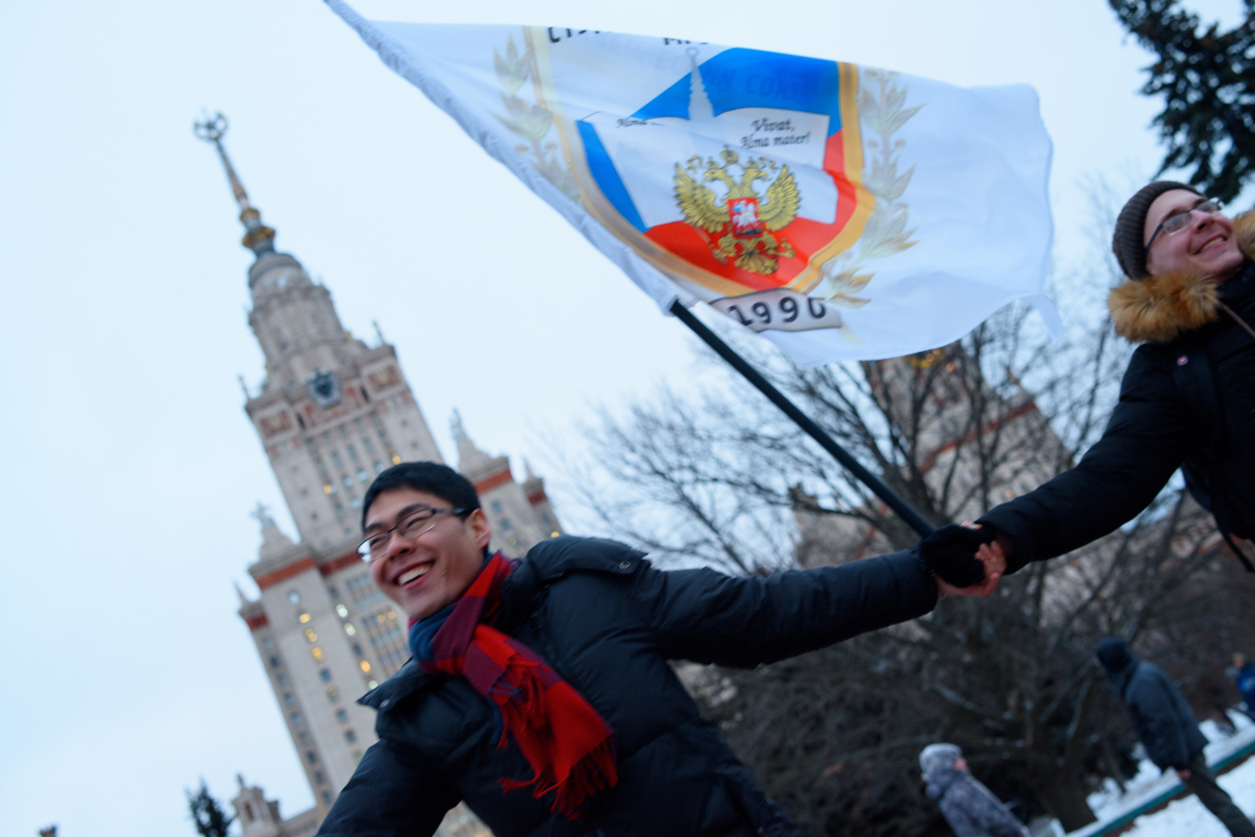 Maslenitsa celebration at Lomonosov Moscow State University. Commercial photographer | Anton Ermakov