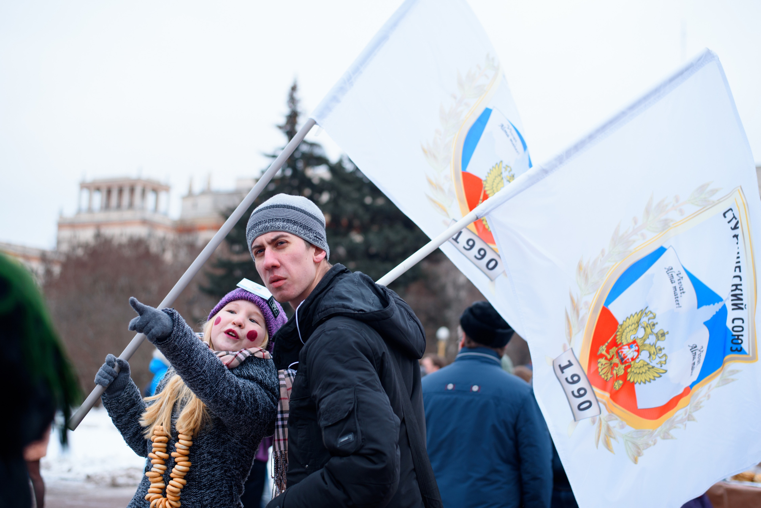 Maslenitsa celebration at Lomonosov Moscow State University. Commercial photographer | Anton Ermakov