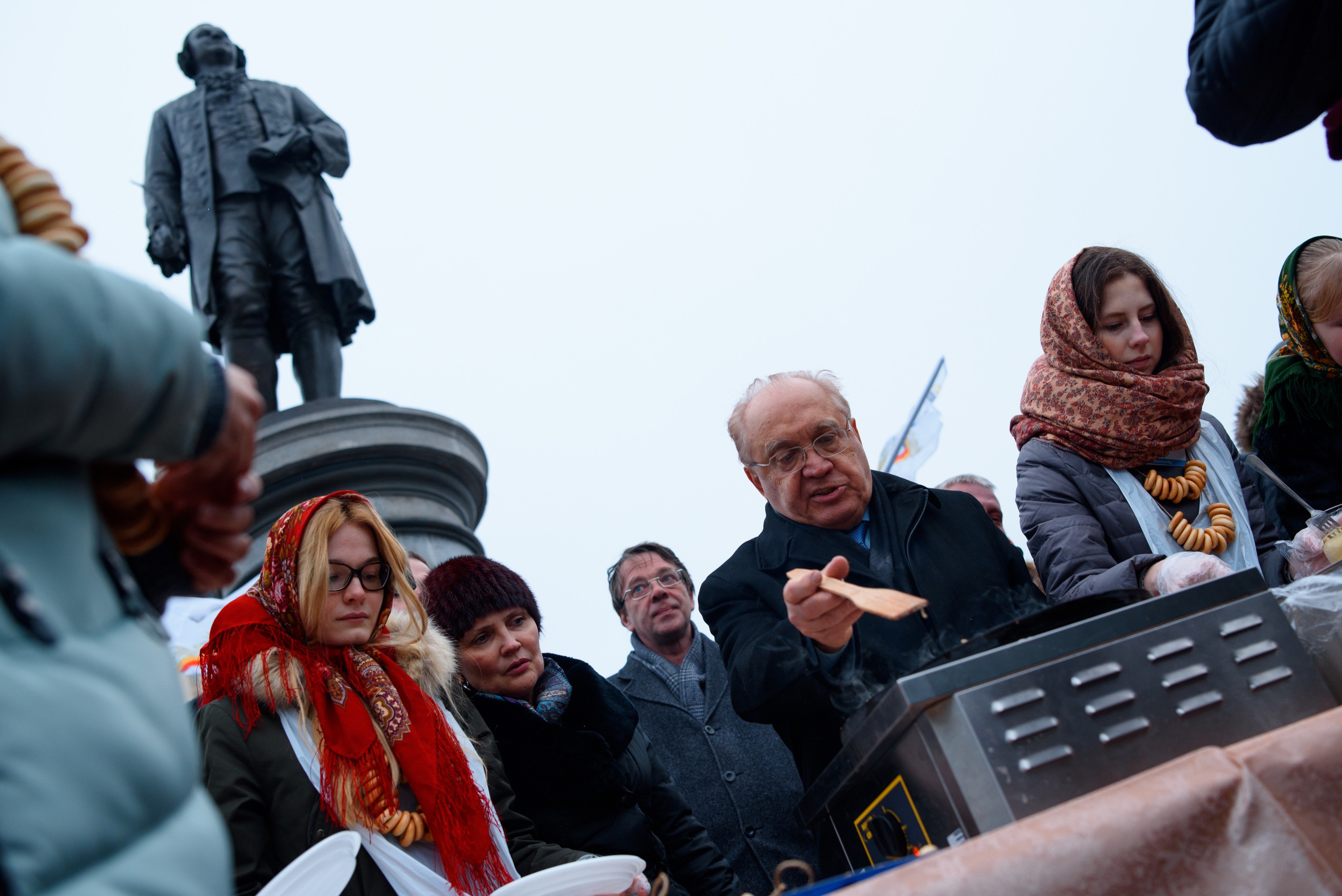Maslenitsa celebration at Lomonosov Moscow State University. Commercial photographer | Anton Ermakov