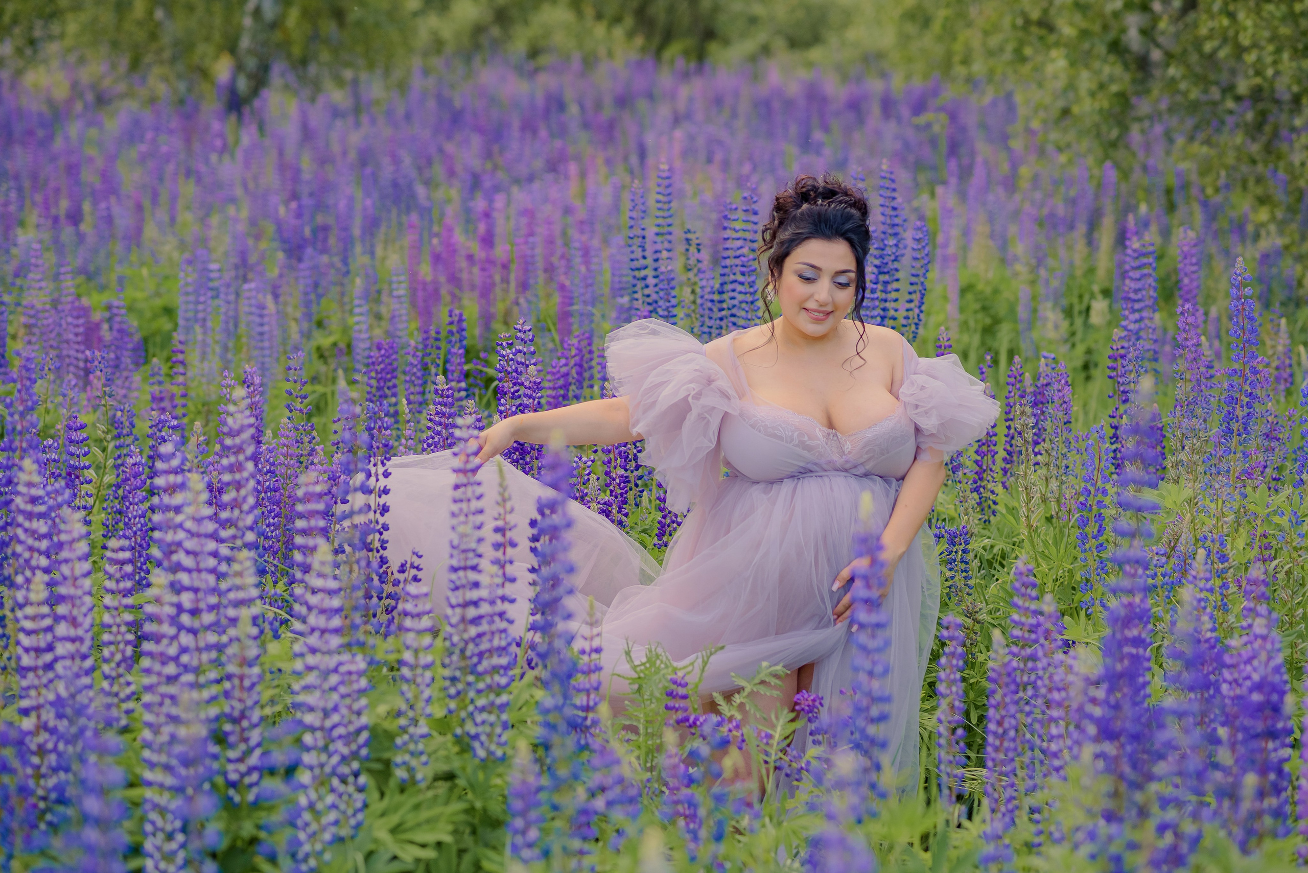Люпиновое поле. Семейный фотограф в Рязани Мария Ермакова