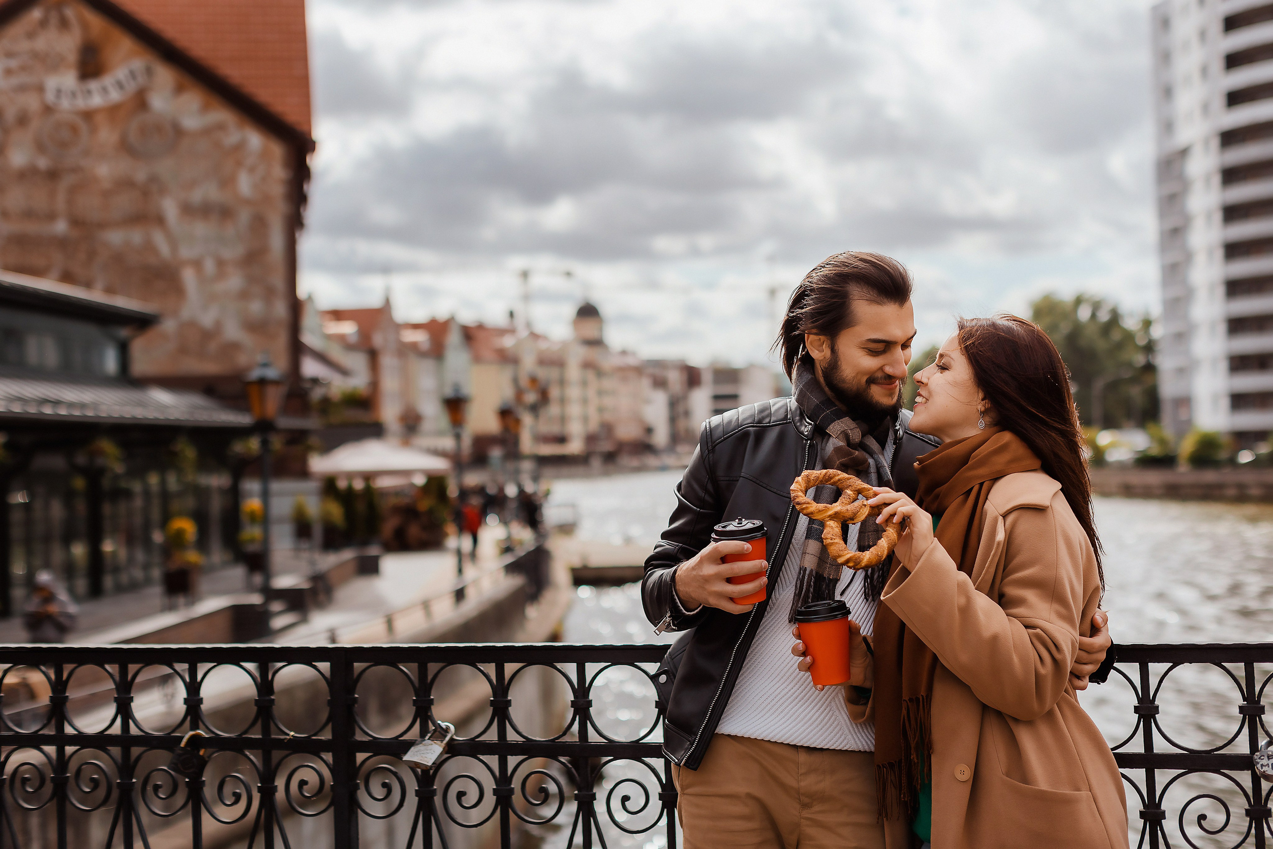 Прогулка по Рыбной деревне и острову Канта, осень. Фотограф в Калининграде свадебная фотография, репортажная, фотосессии