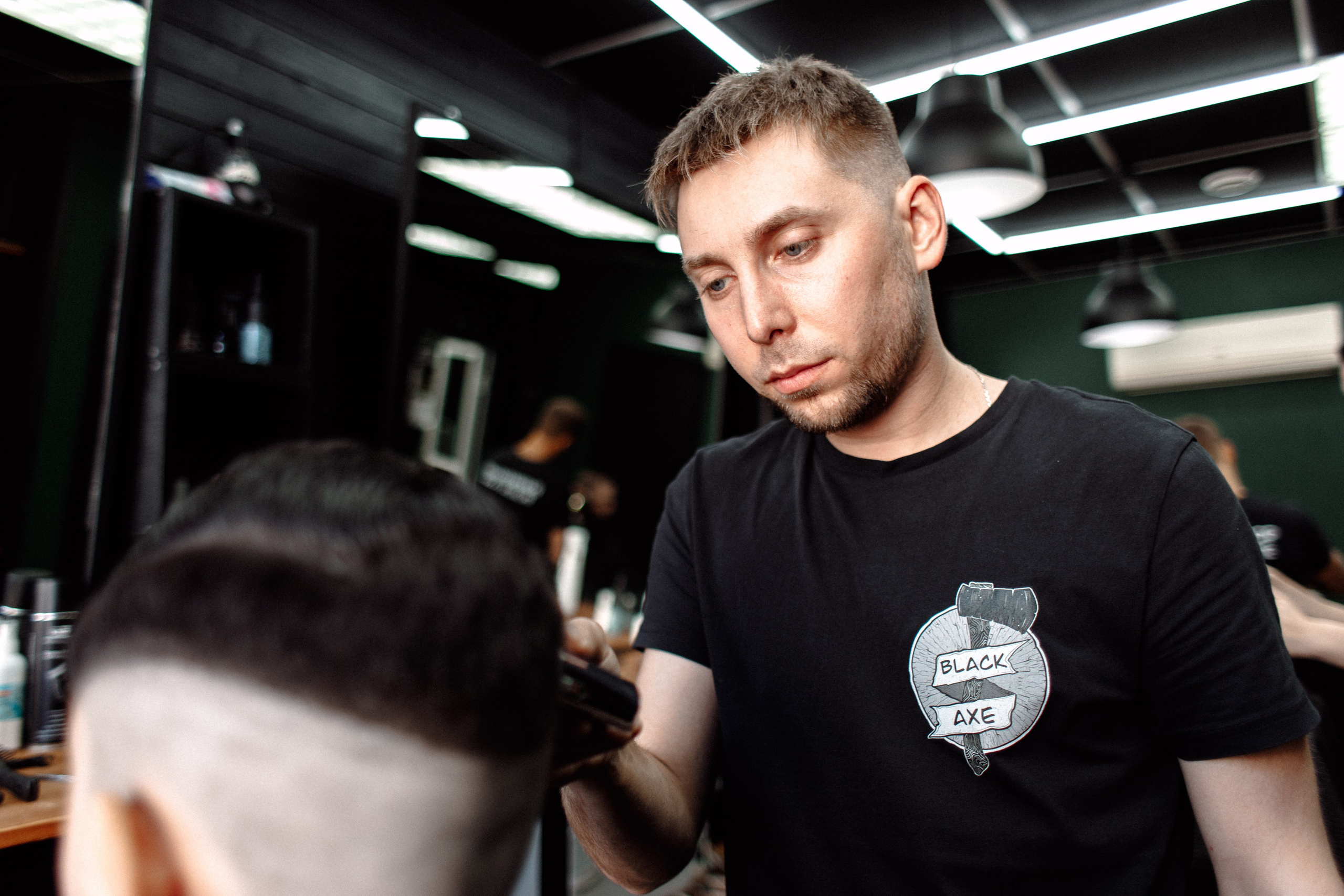 Съёмка барбершопа в Нижнем Новгороде.