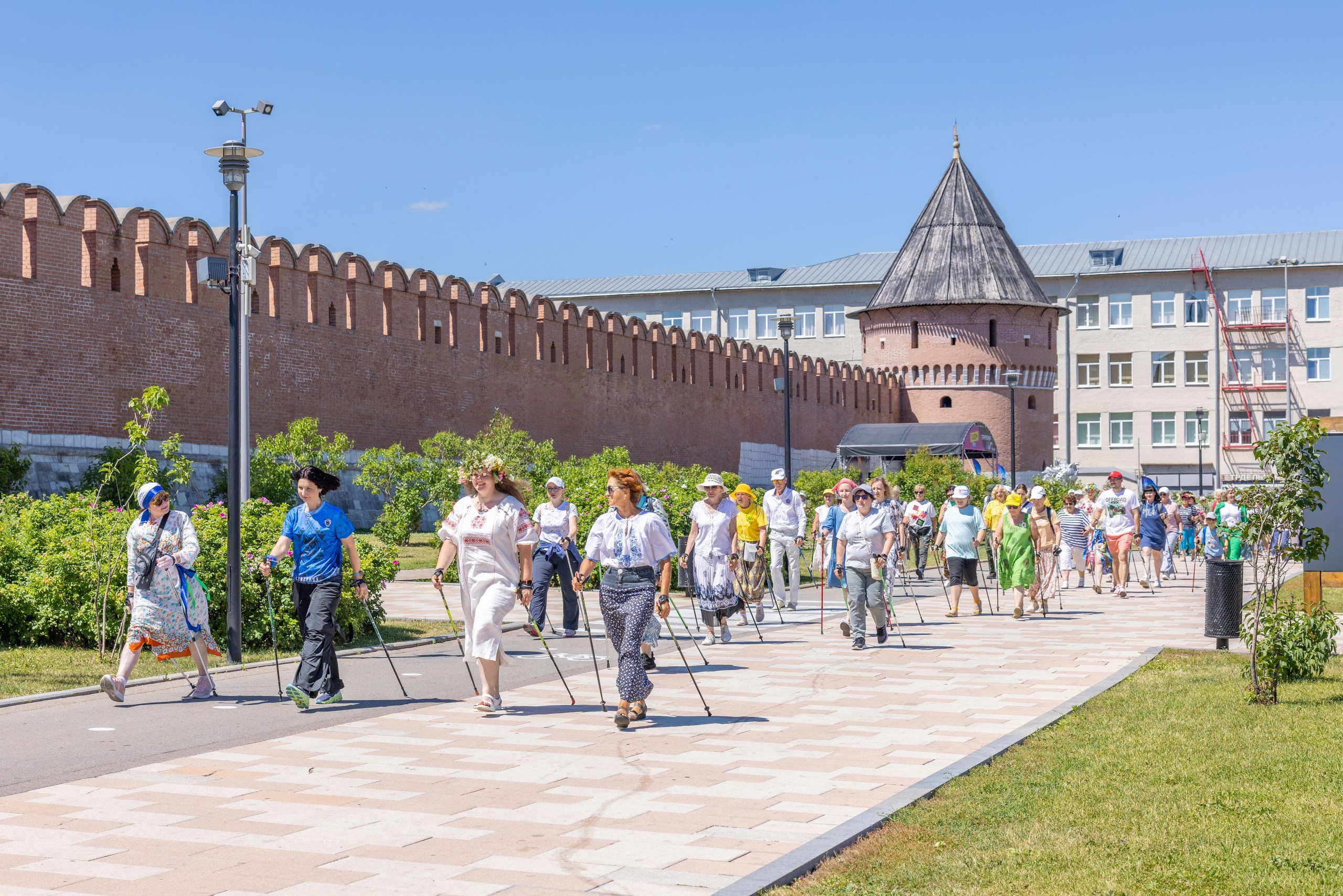 Фестиваль «Ромашковый хоровод». Северная ходьба. Фотограф в Туле Крупский АнДРей. Фотостудия «КАДР71» в Туле
