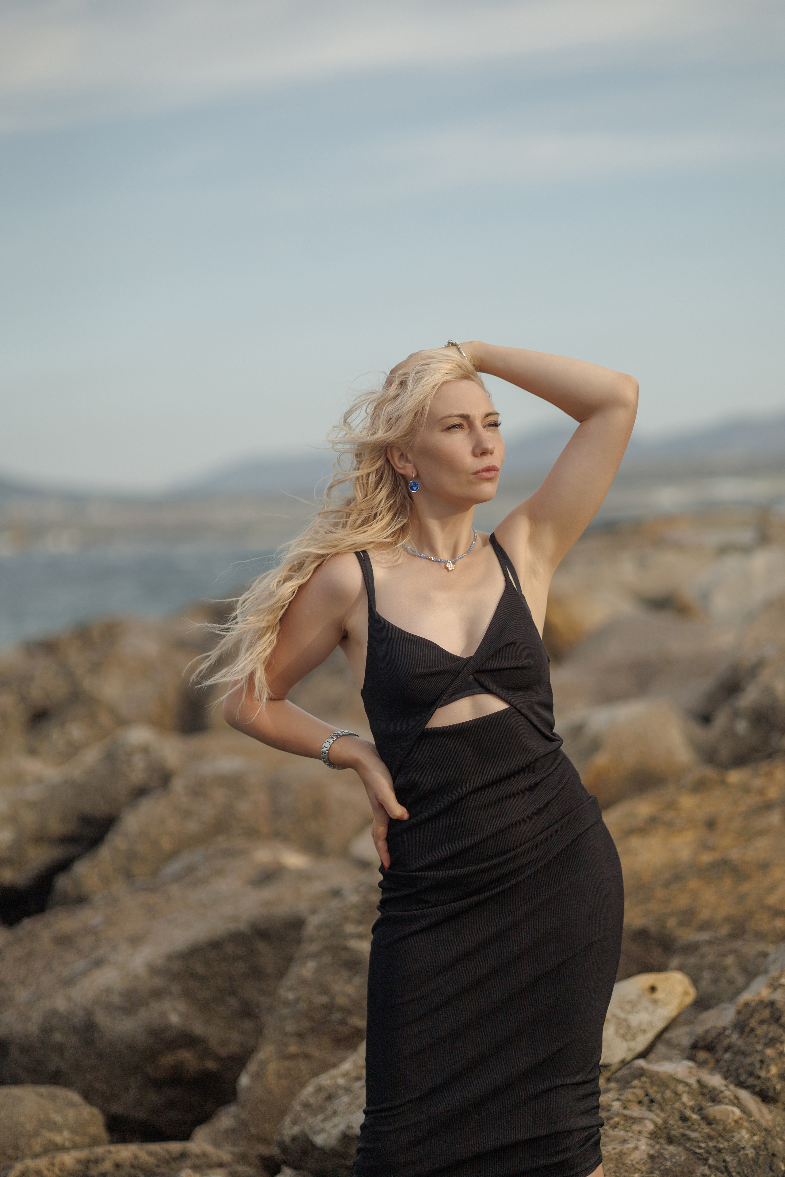 Ветреный рассвет на пляже Метрополь. Семейный и портретный фотограф в Геленджике Любовь Бодрова