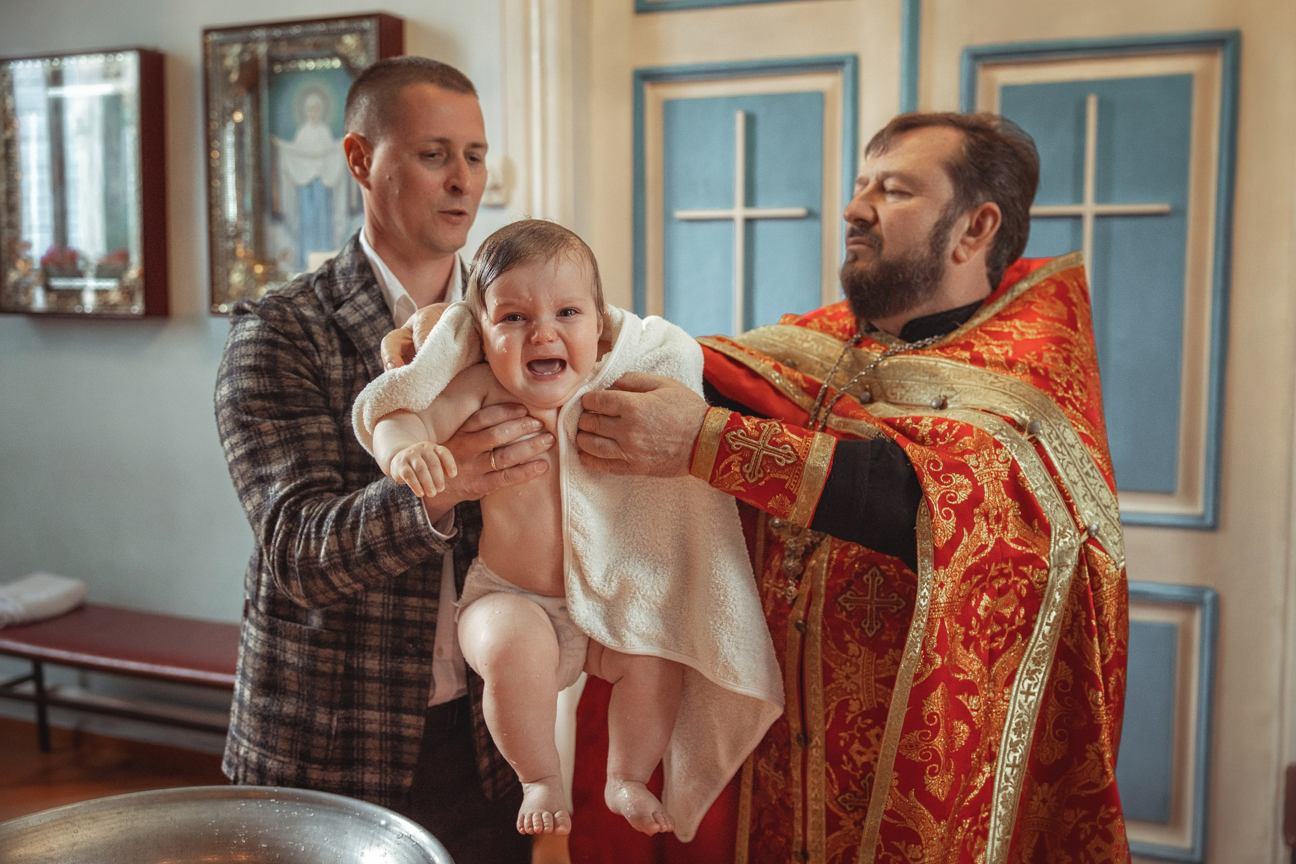 Таинство Крещения Александра. Церковь иконы Божией Матери «Всех скорбящих Радость». Фотограф на Крещение и Венчание Краснодарский край — Гранкина Юлия