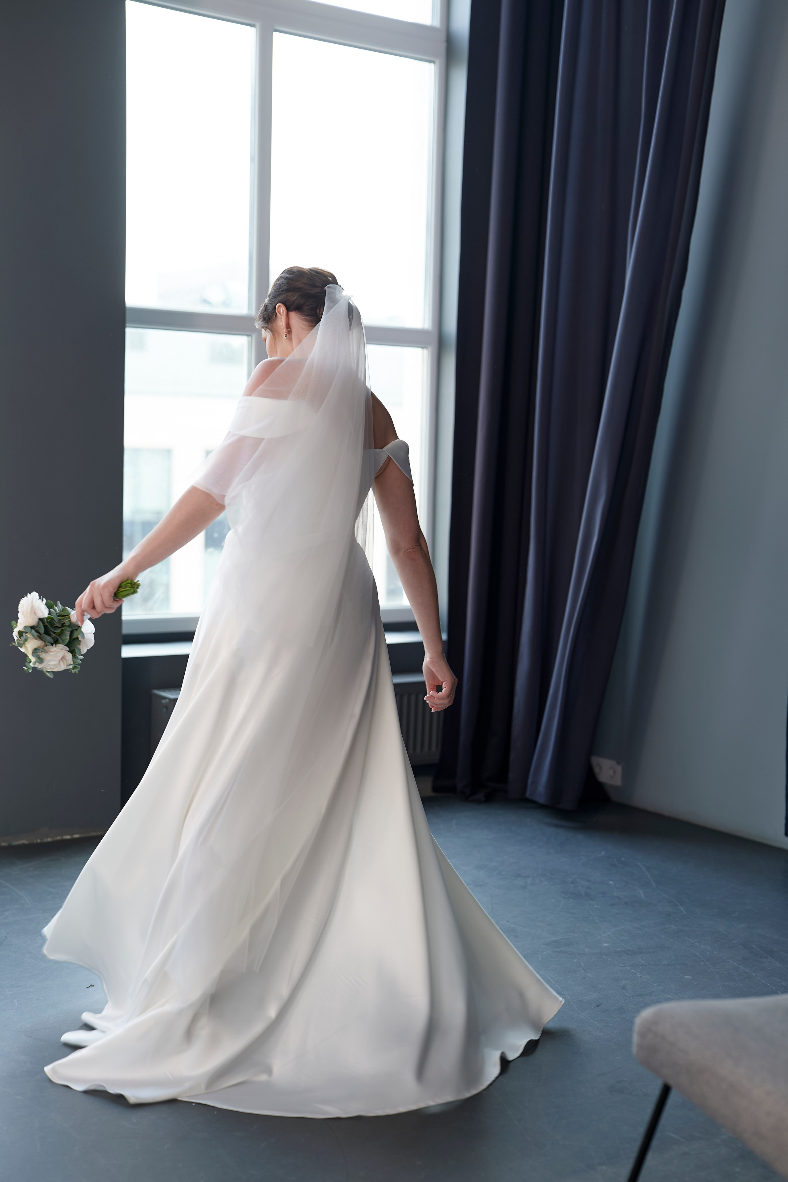 фотосессия невесты в фотостудии