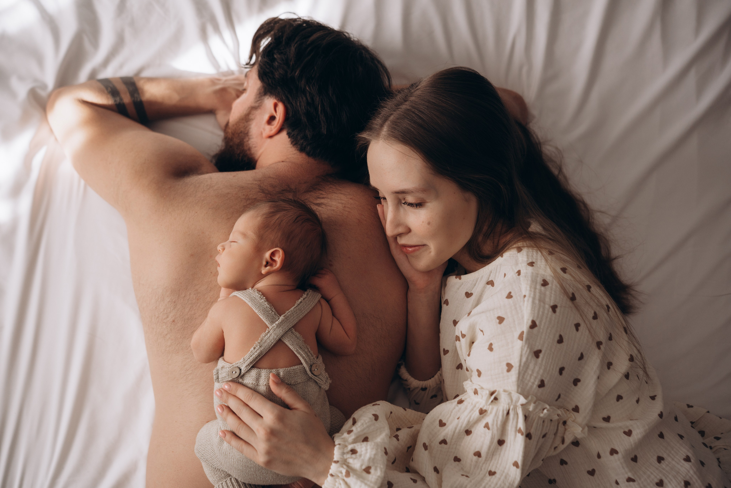 0-2 месяца. Фотограф Новорожденных в Москве. Семейные истории в стиле LIFE