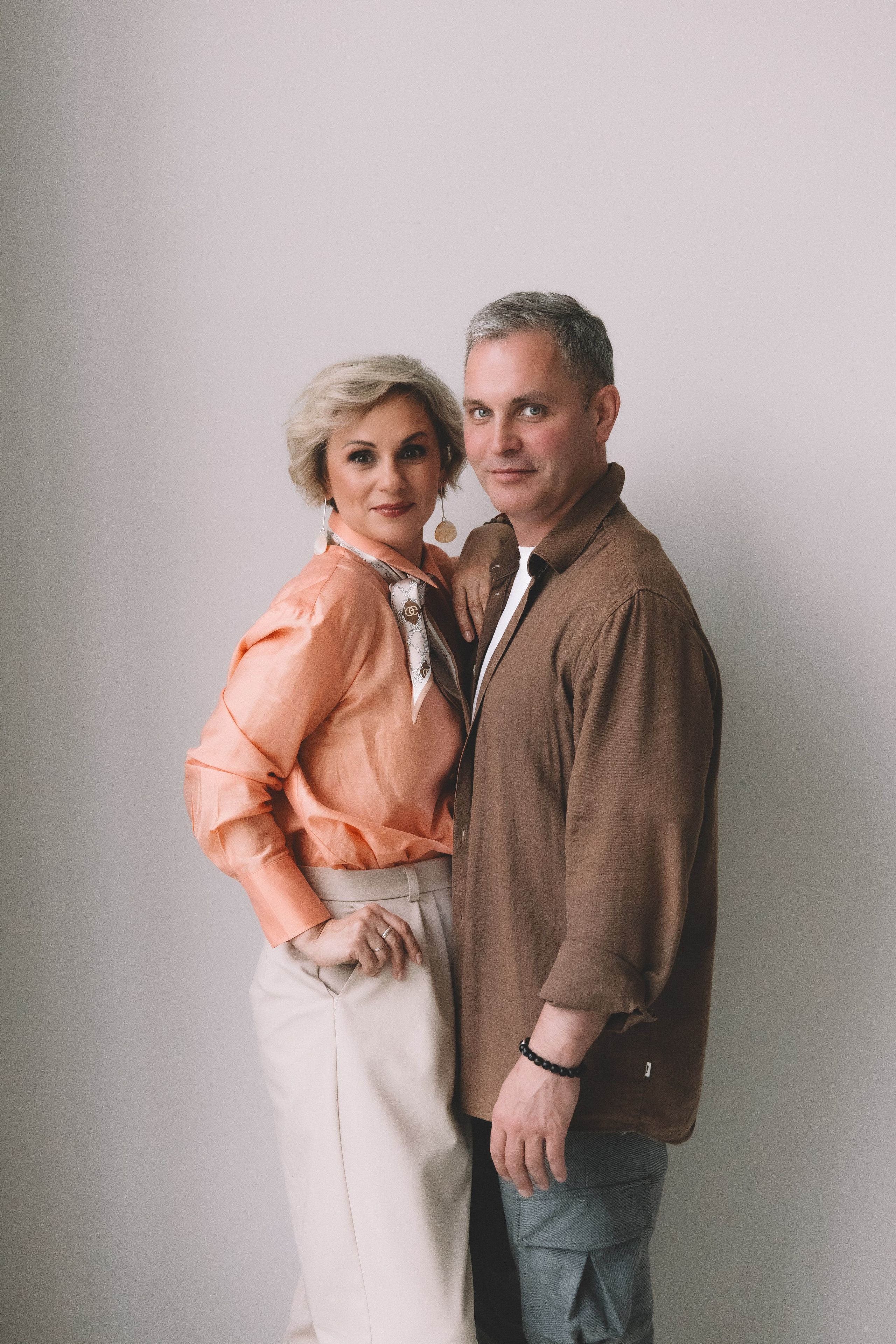 Елена и Михаил. Фотосессия для стилиста в студии. Профессиональный фотограф в Санкт-Петербурге Александр Волосенцев