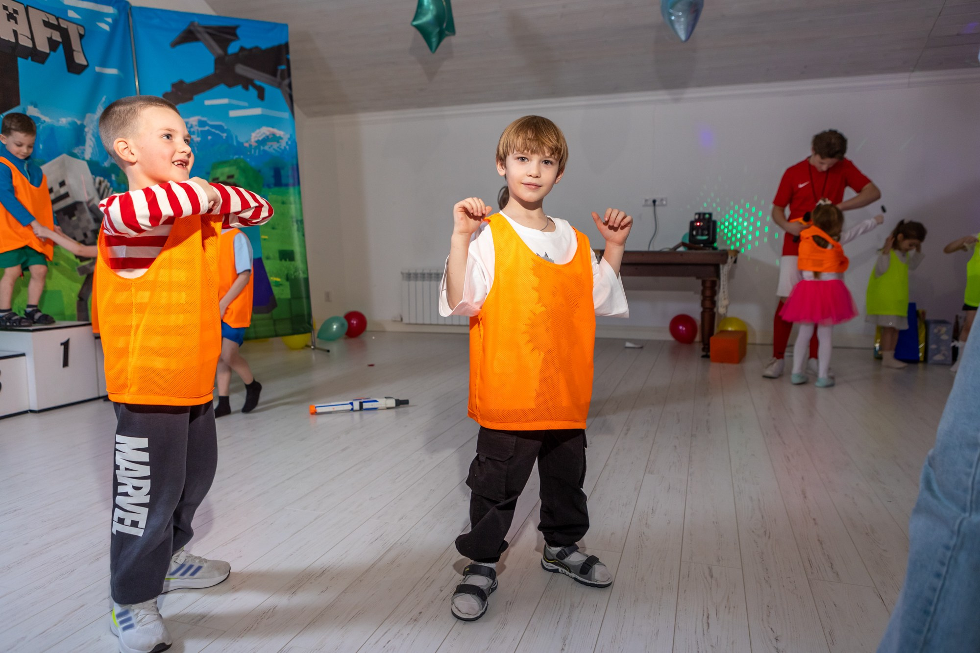 День Рождения Вовы в стиле майкрафт. Фотограф в Оренбурге. Профессиональный фотограф