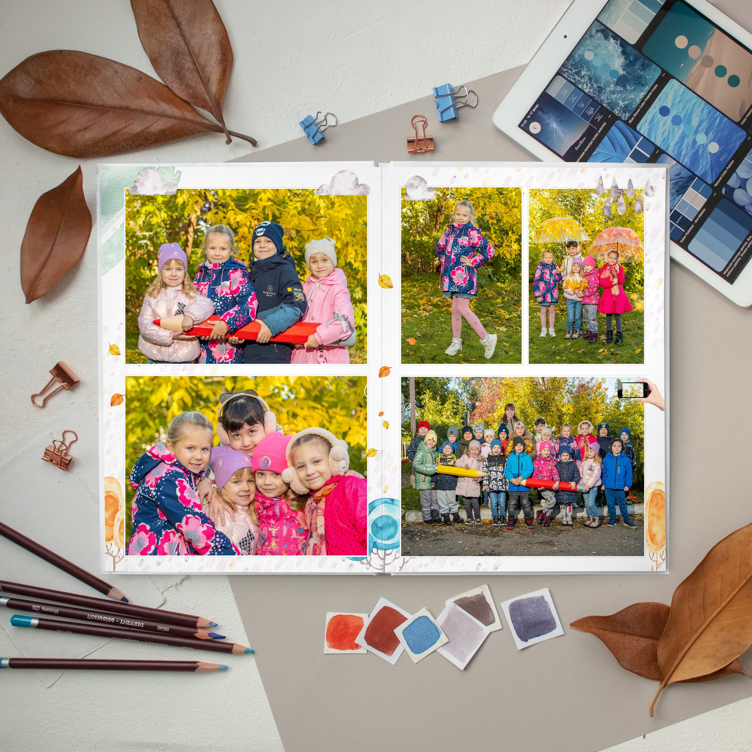 Альбомы для детских садиков. Выпускные альбомы Волгоград. Современные фотокниги с оживающими фотографиями. Фотограф Екатерина Луценко