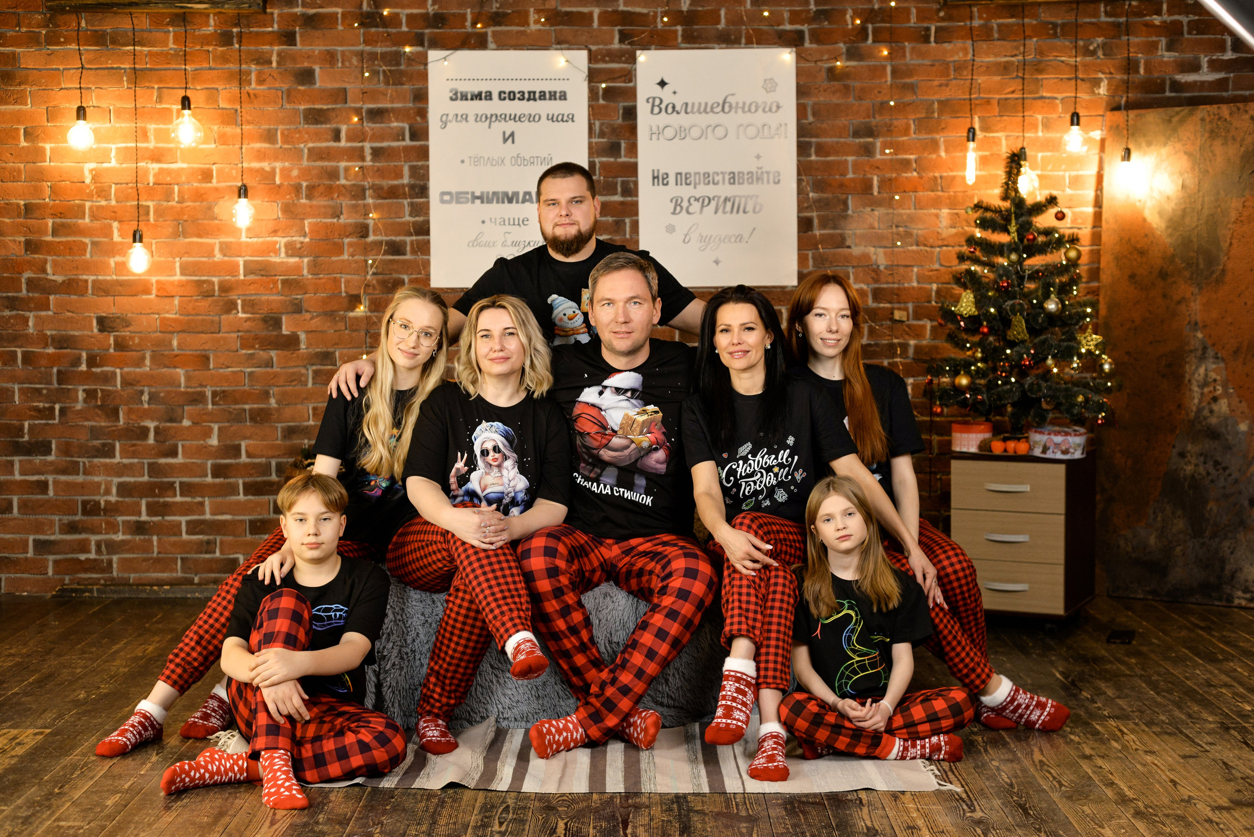 Новогодние съёмки в студиях. Семейный и свадебный фотограф Галина Абакумова, фотосессии в Белгороде