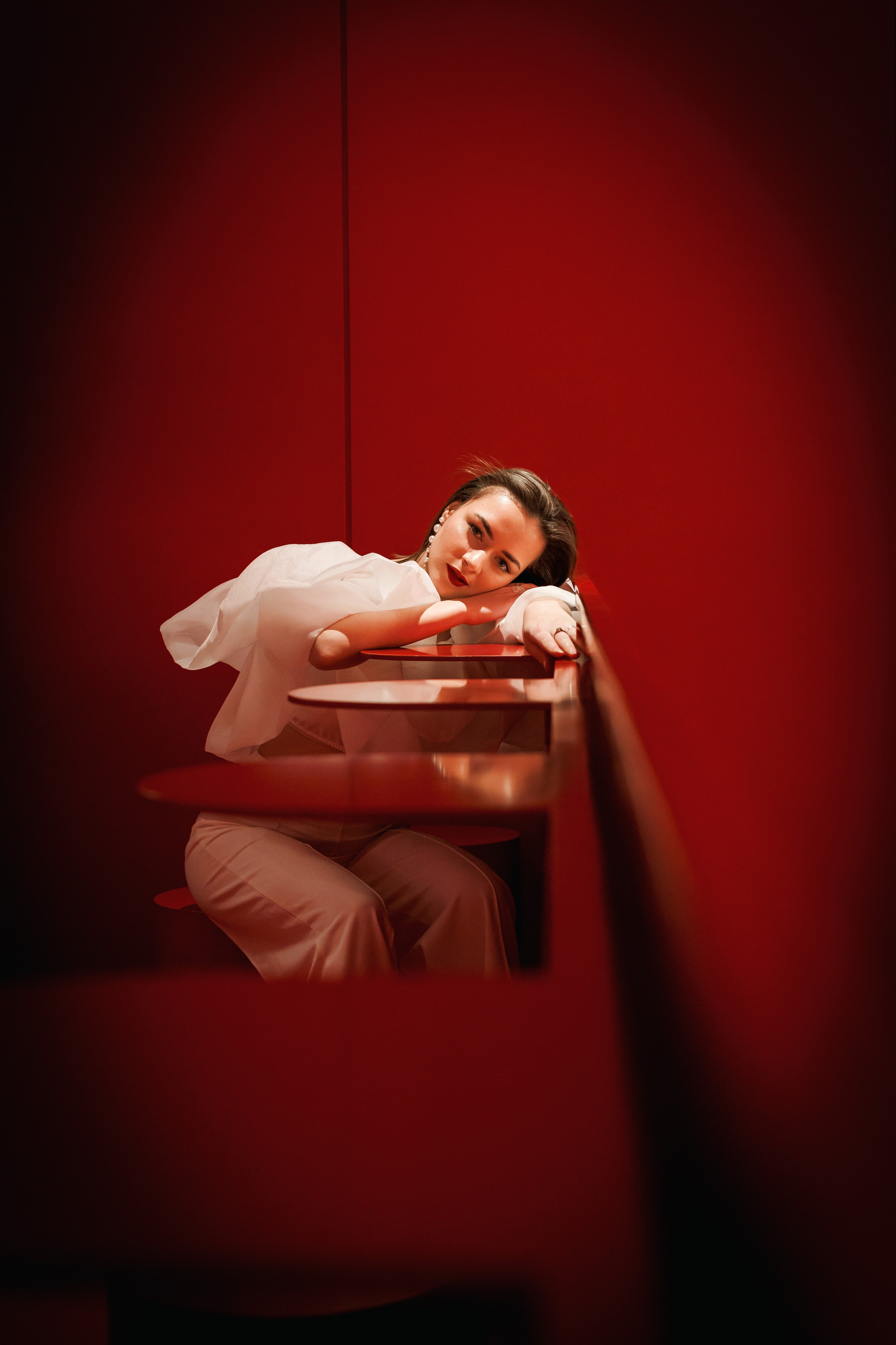 Алена. Фотосессия в кинотеатре Мираж. Портретный фотограф Панферова Регина г. Санкт-Петербург, г. Казань