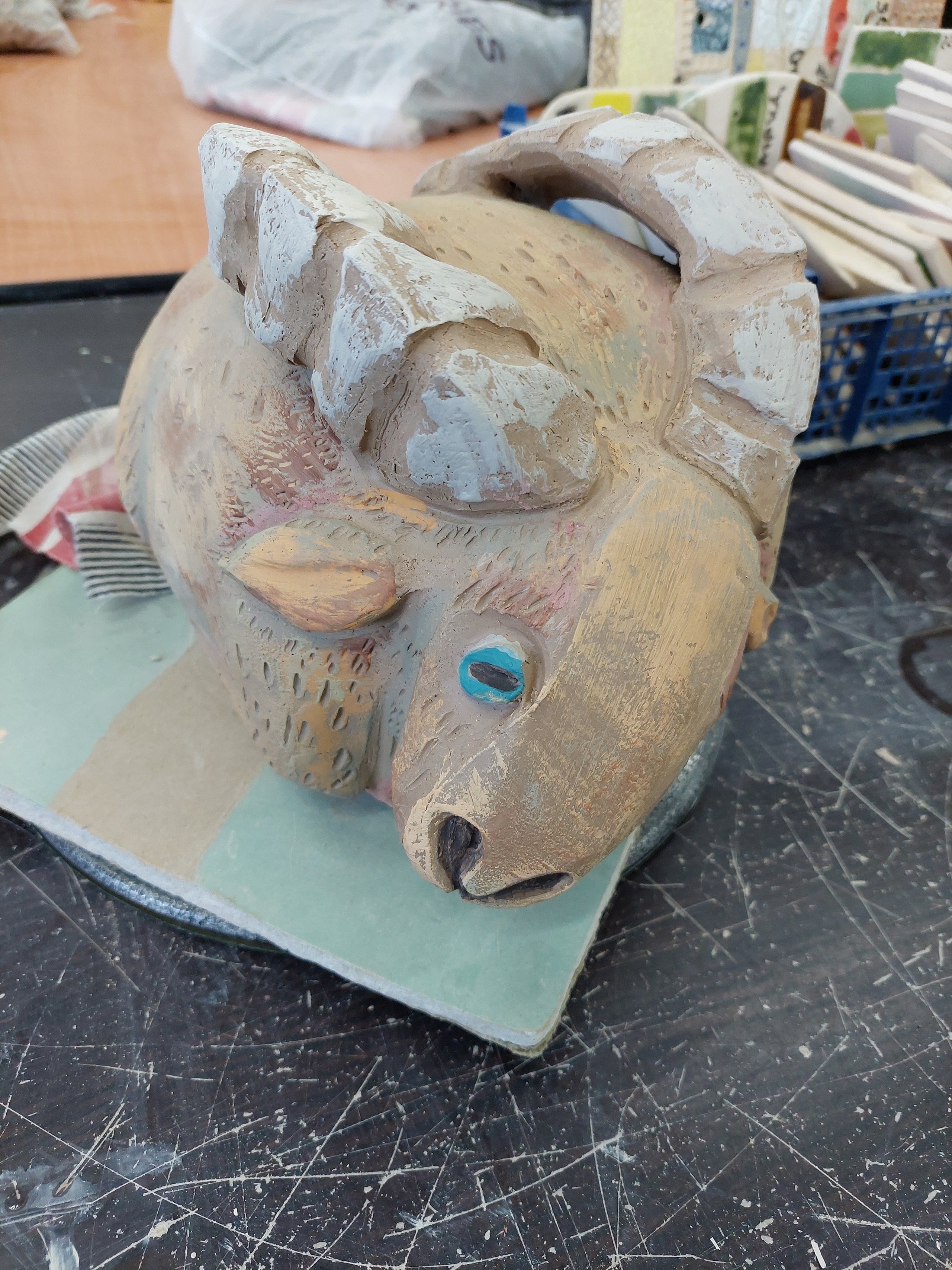 Что остается за кадром, или процесс работы керамиста. Керамика с историей. Елена Рогалёва