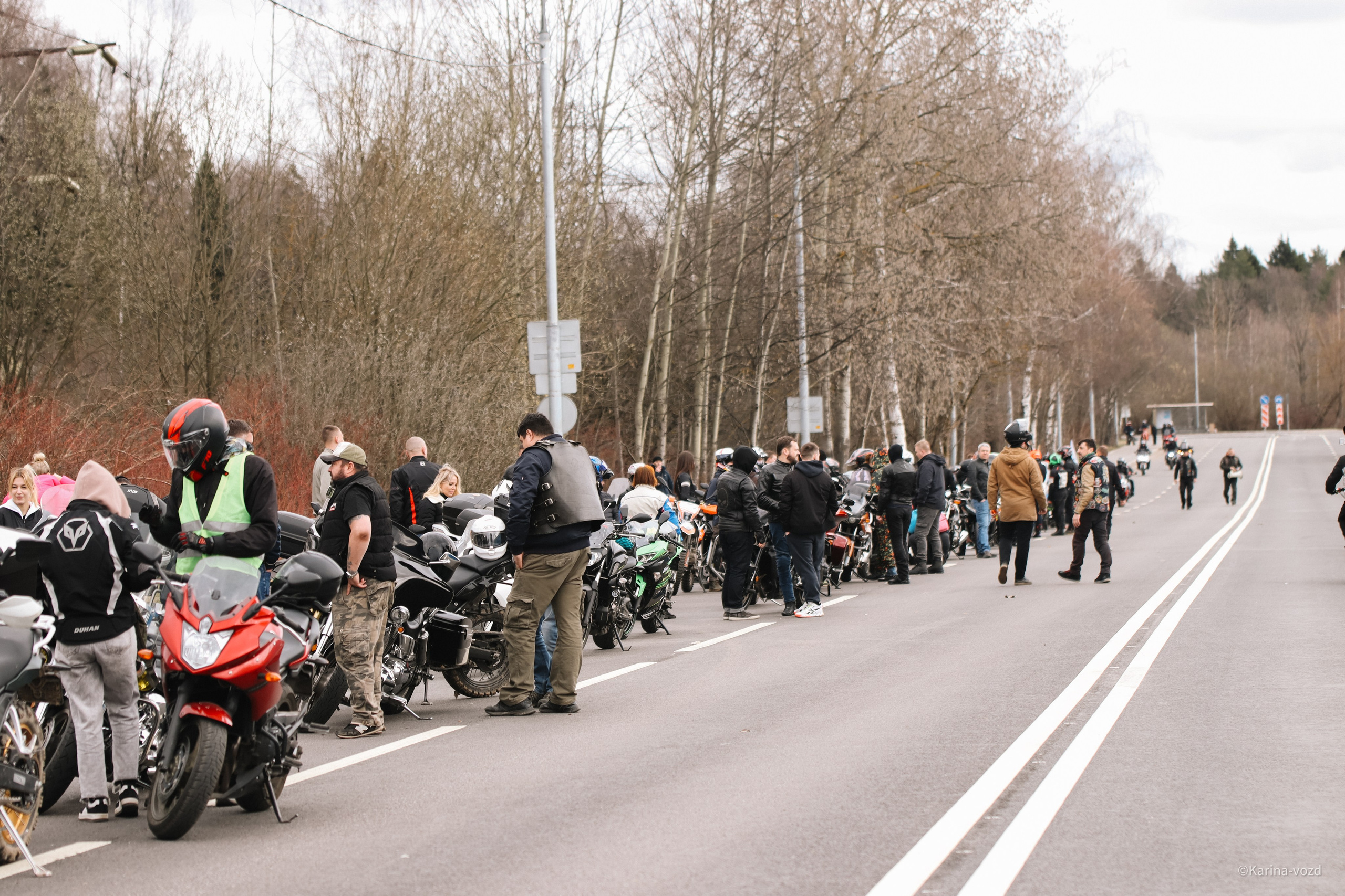 Открытие мотосезона 2025 Зеленоград. Репортажный фотограф в Москве и Зеленограде Karina-vozd