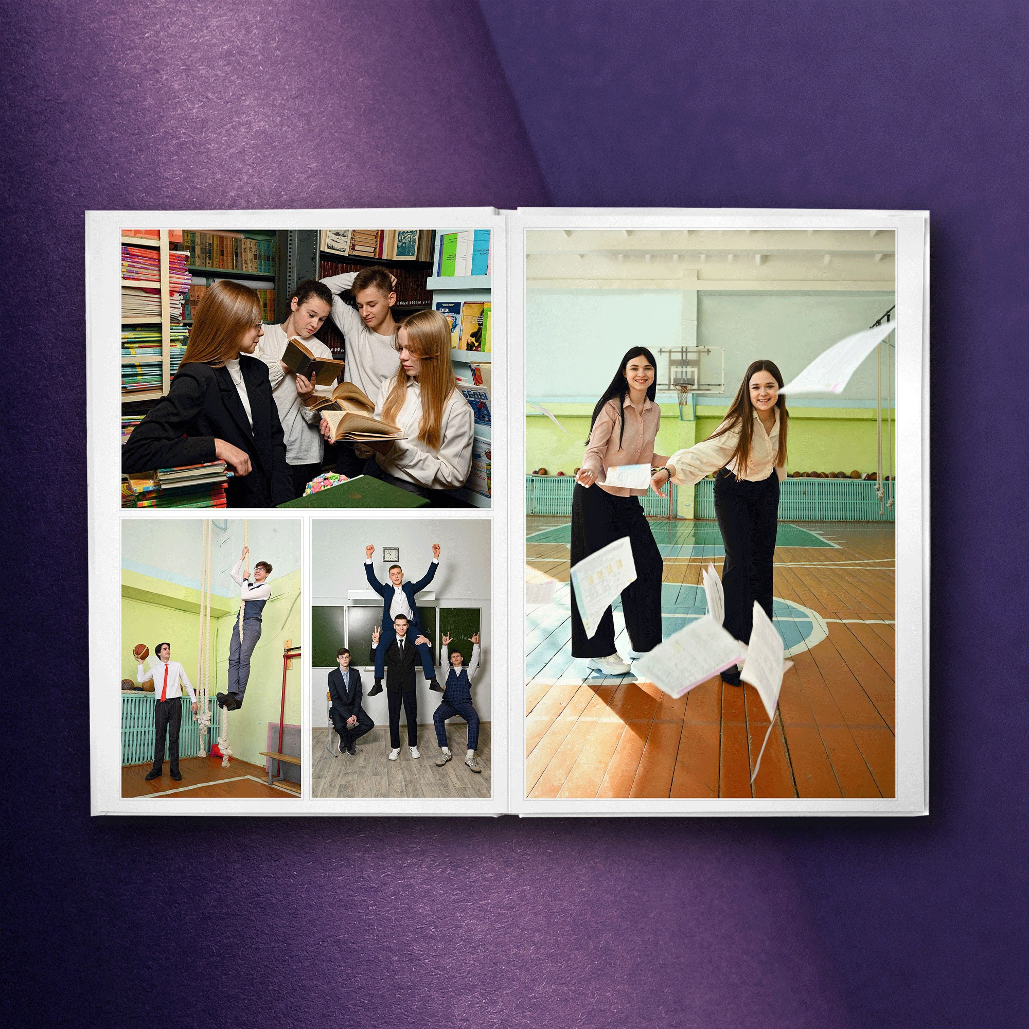 Шикарный выпускной альбом для 9 или 11 класса. Выпускные альбомы Брянск. Фотостудия выпускных альбомов