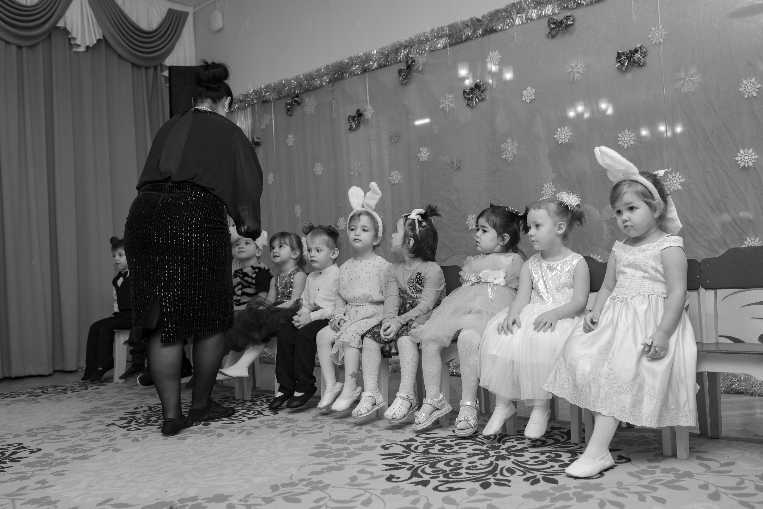 Новогодний утренник в детском саду. Семейный и детский фотограф в Москве Дорогова Екатерина