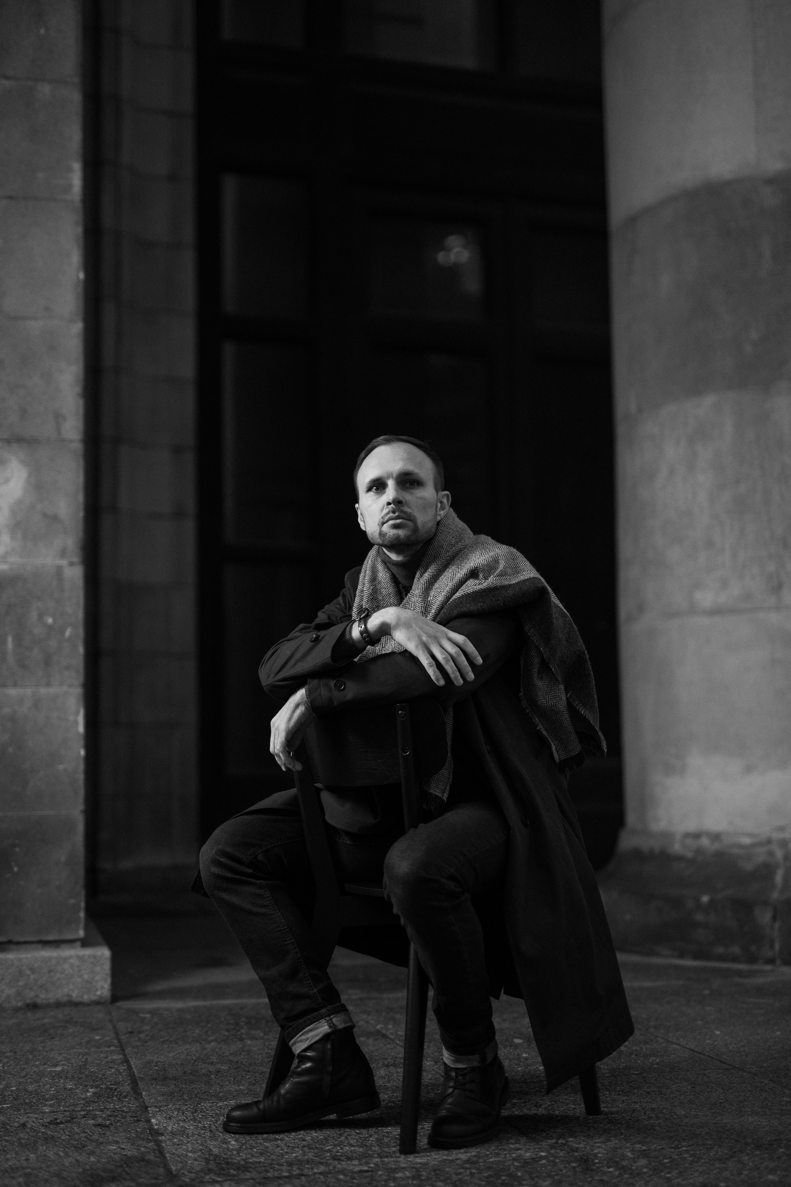 Gary, bw session. Portrait photographer in Minsk Slava Potalakh