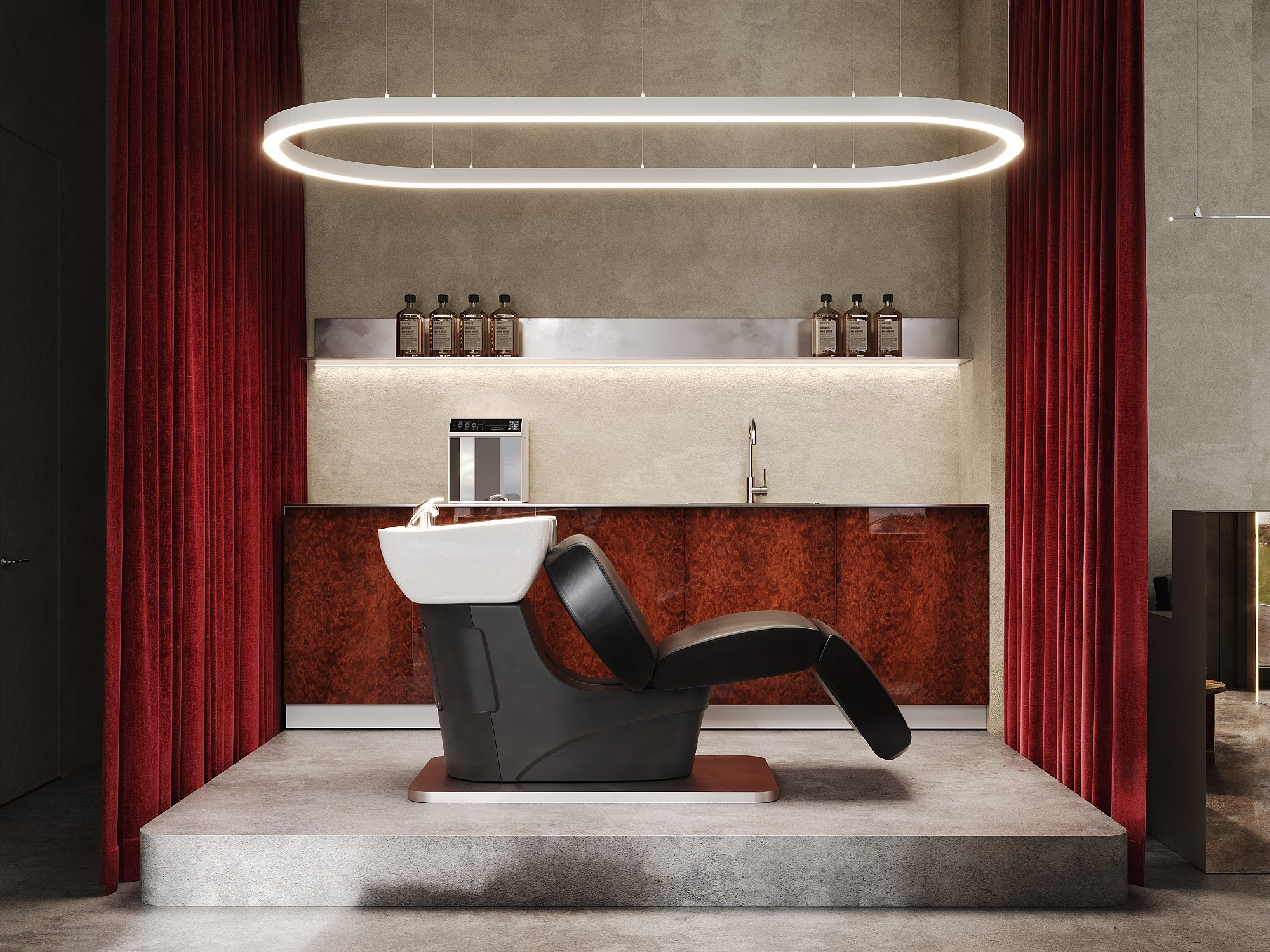 Визуализация интерьера салона красоты. 3Д визуализация интерьеров Кайгородцева Алена