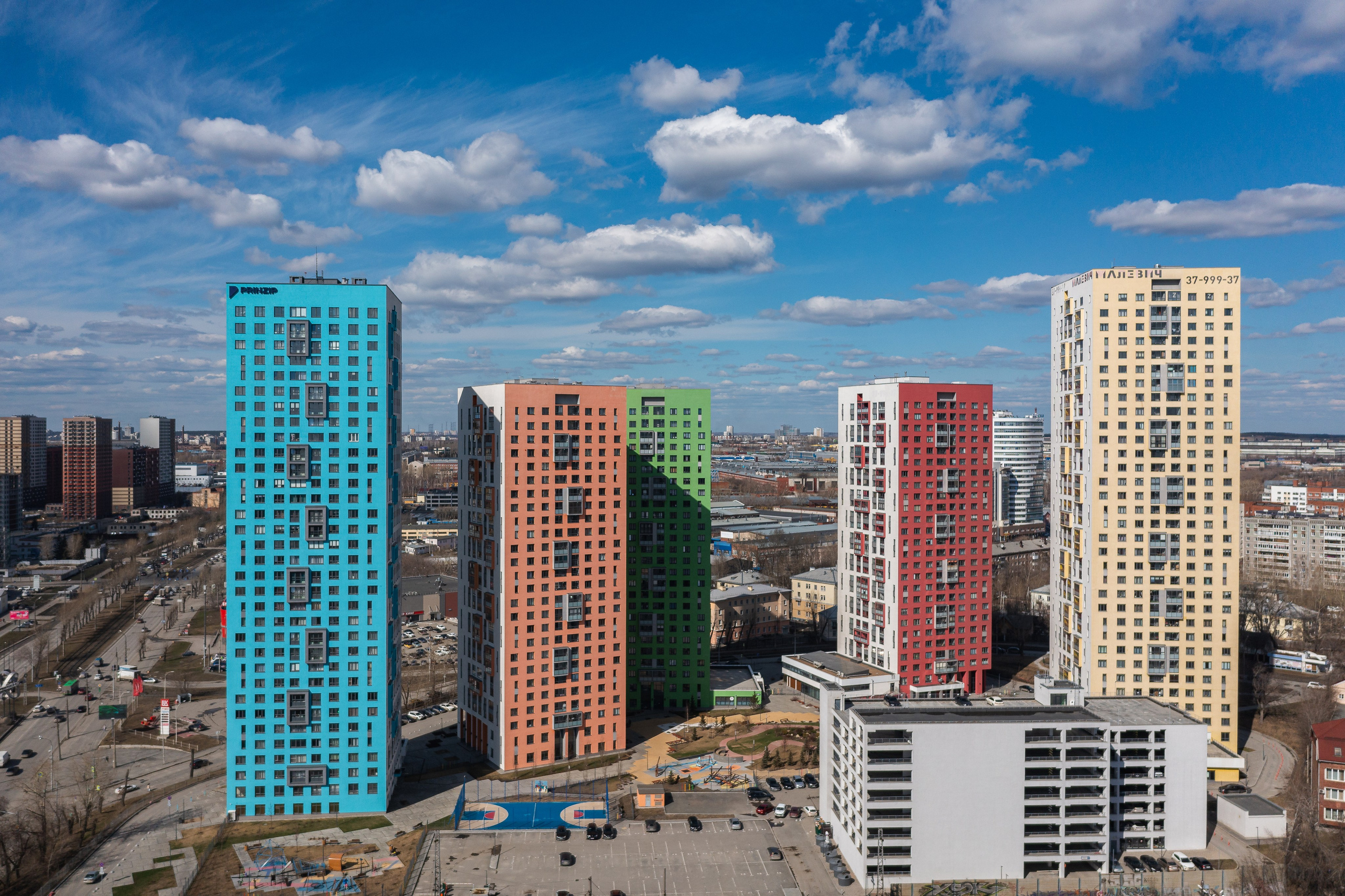 Жилой комплекс Малевич. Фотограф Алексей Зарецкий